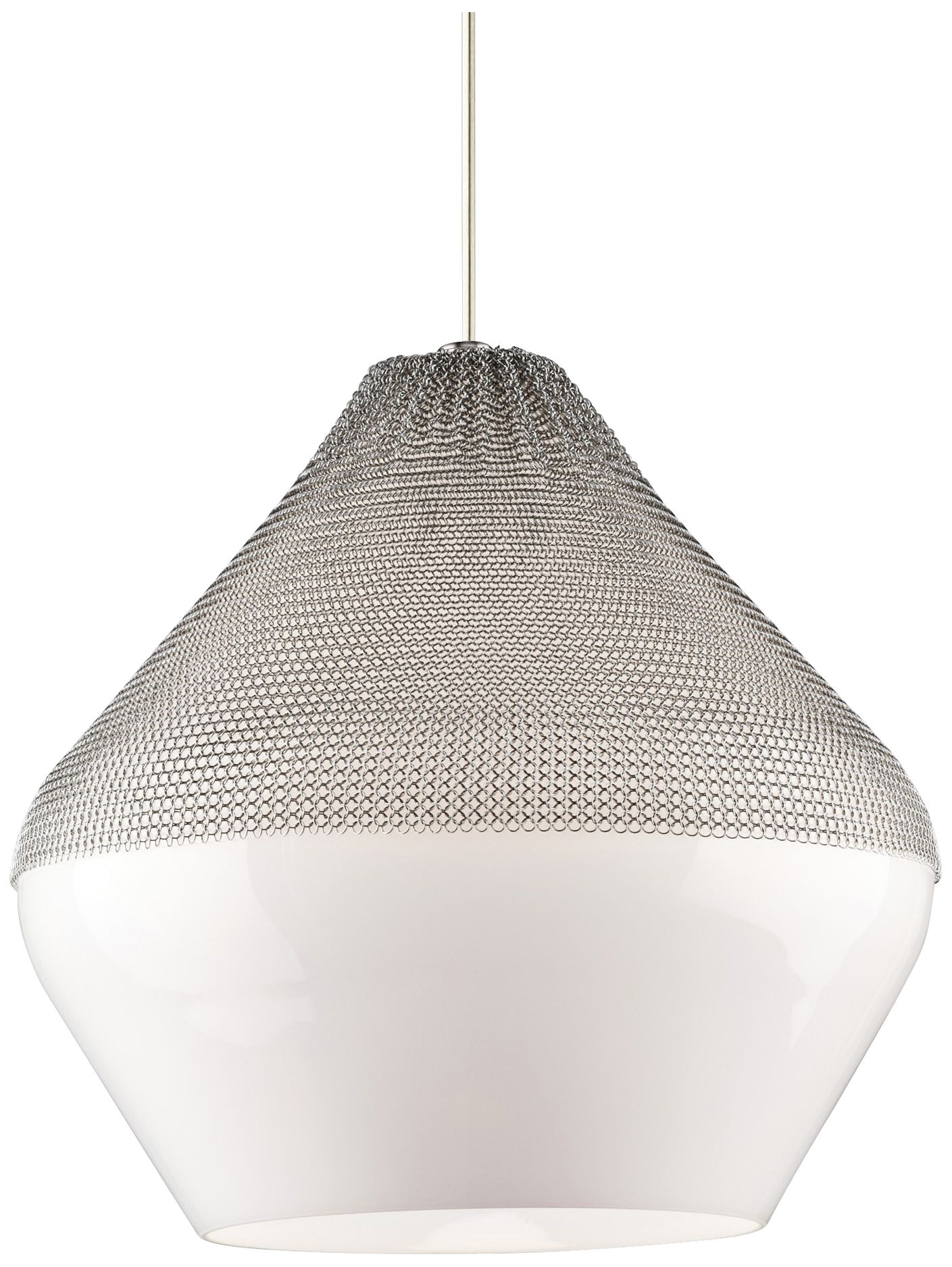 Tech Lighting Meeka 17 3/4" Wide Chain Mail Pendant Light
