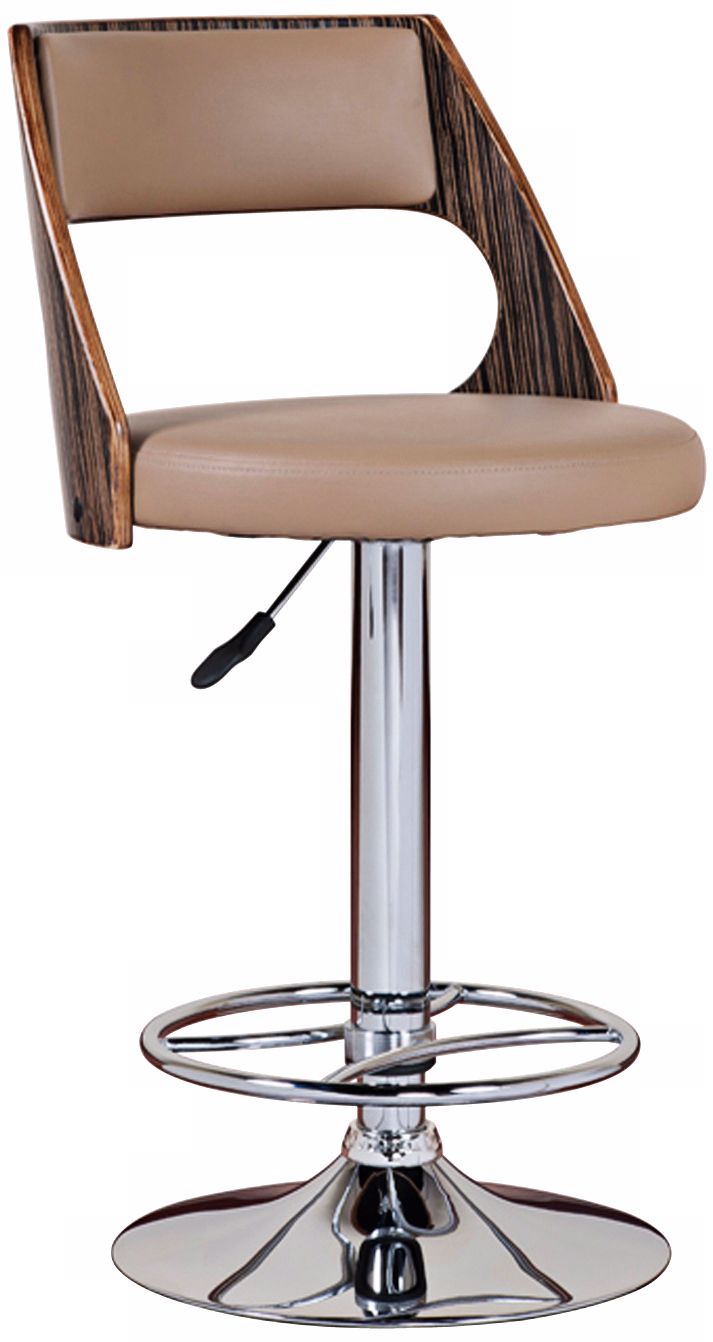 Leick Furniture Set of 2 Adjustable Mocha Bar Stools