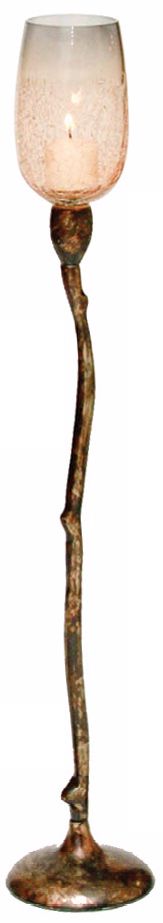 Costa Brava 24 1/2" High Burnt Nickel Tealight Holder