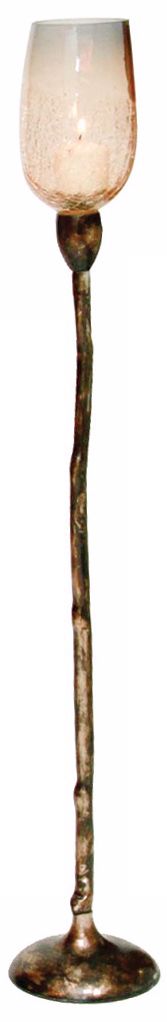 Costa Brava 26 1/2" High Burnt Nickel Tealight Holder