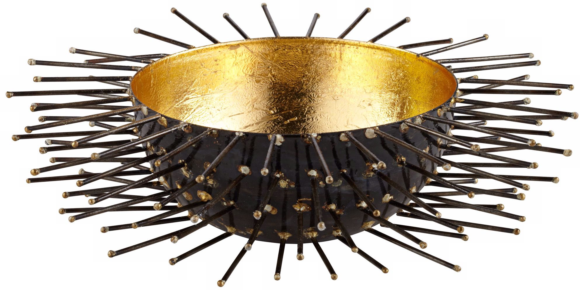 Rojo 16 Iron Studded Medium Porcupine Bowl