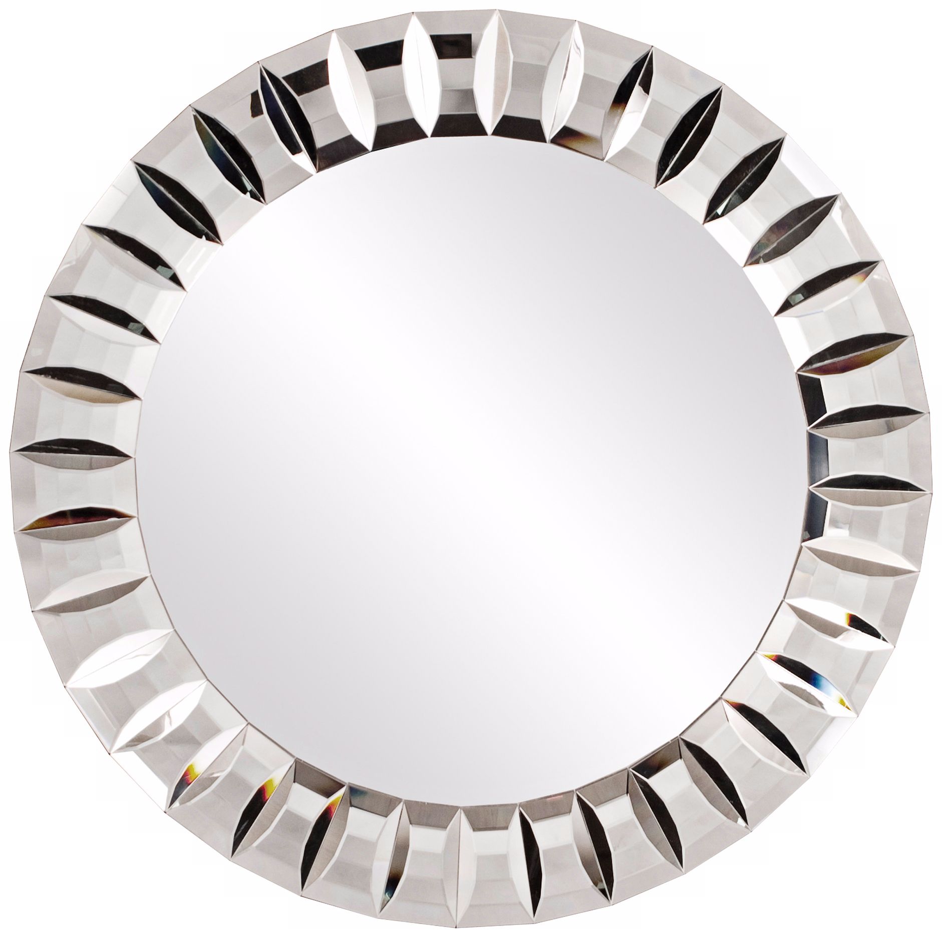 Howard Elliott Cosmic 31" Wide Glass Frame Wall Mirror