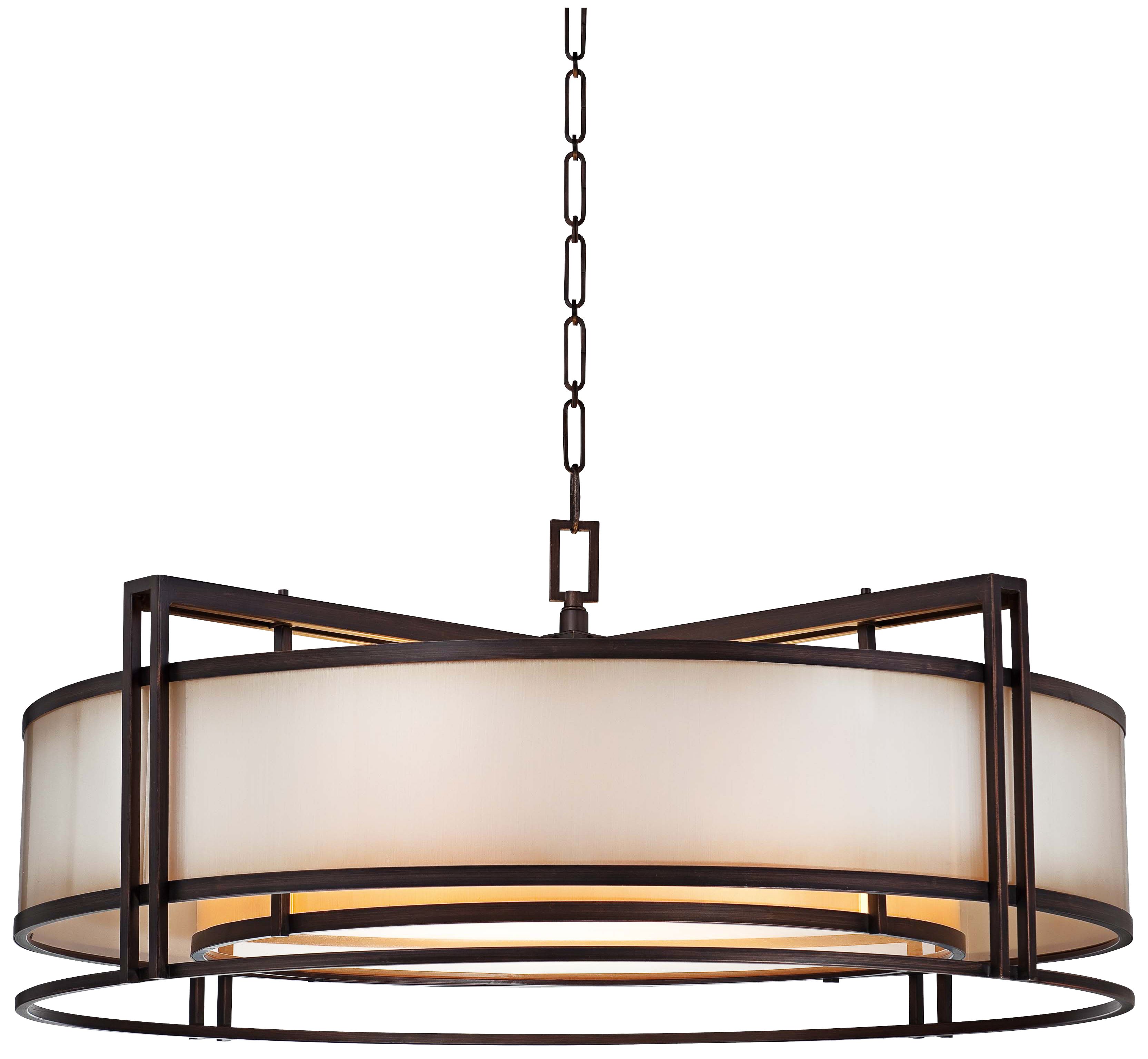 Walt Disney Signature Underscore 36"W Bronze Pendant Light