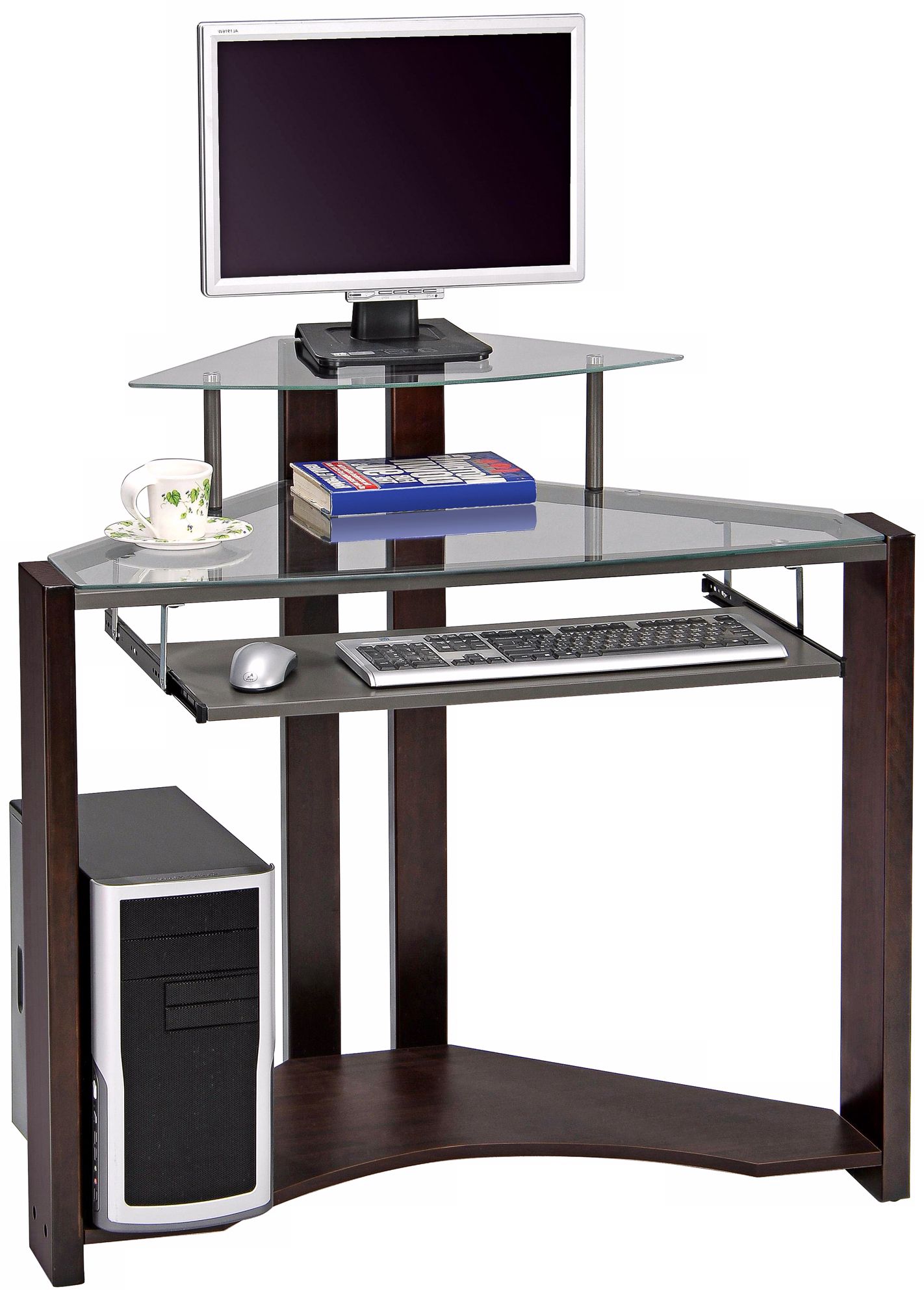 Wensfield Cherry Corner Computer Desk