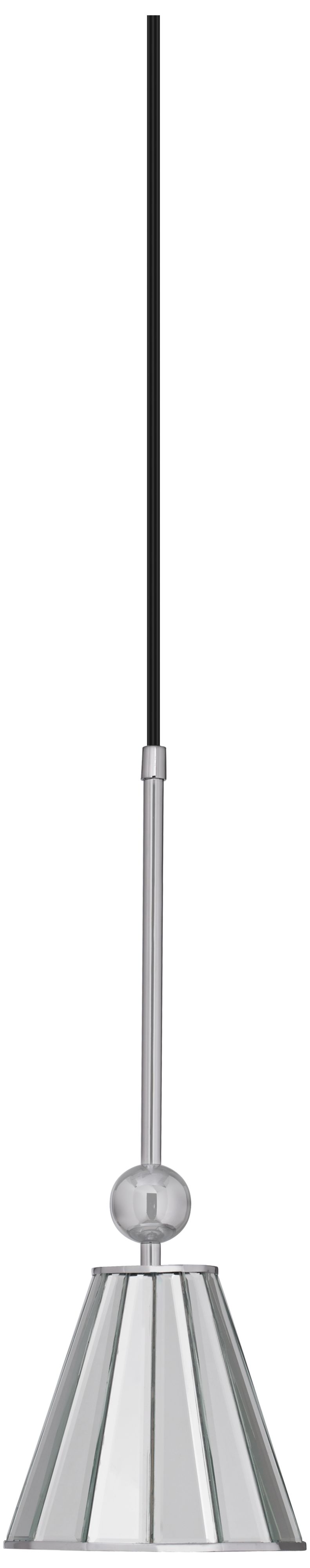 Prima Bella 19 1/2" High Chrome Mirror Mini Pendant