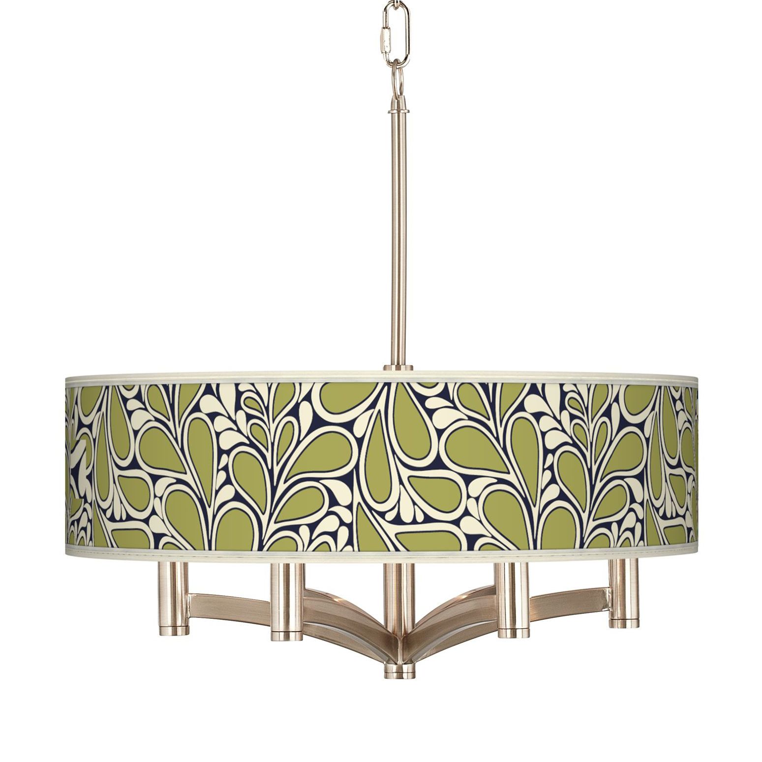Stacy Garcia Rain Metal Ava 6-Light Nickel Pendant Fixture