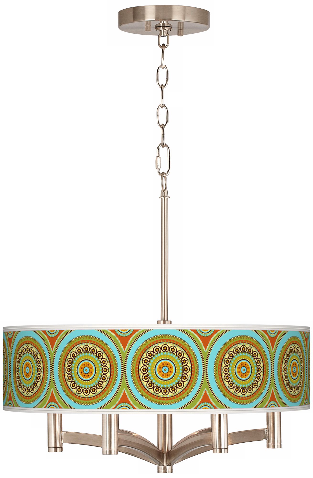 Stacy Garcia Arno Mosaic Ava 6-Light Nickel Pendant