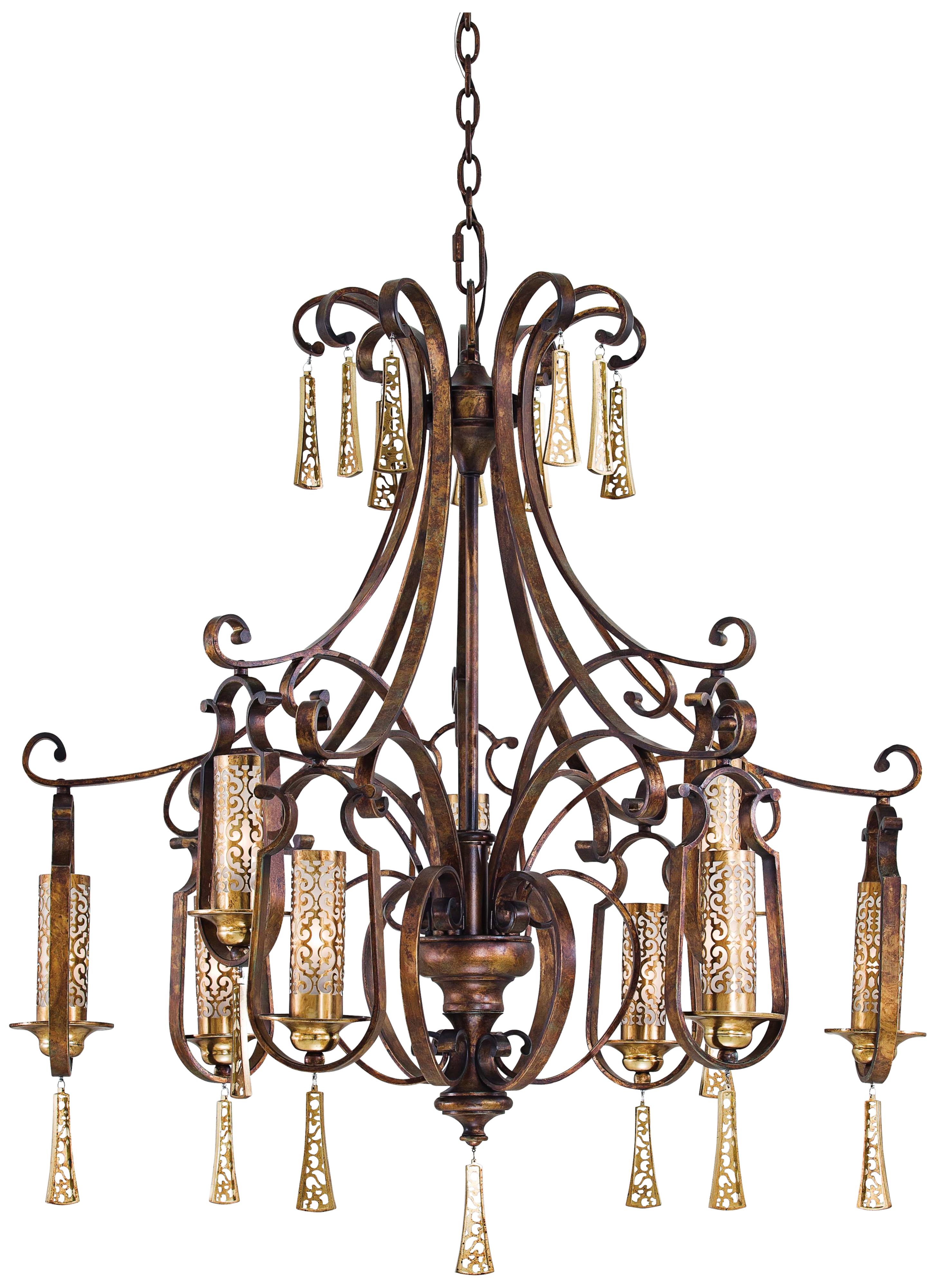Metropolitan Vineyard Haven 9-Light 38 1/2 W Chandelier
