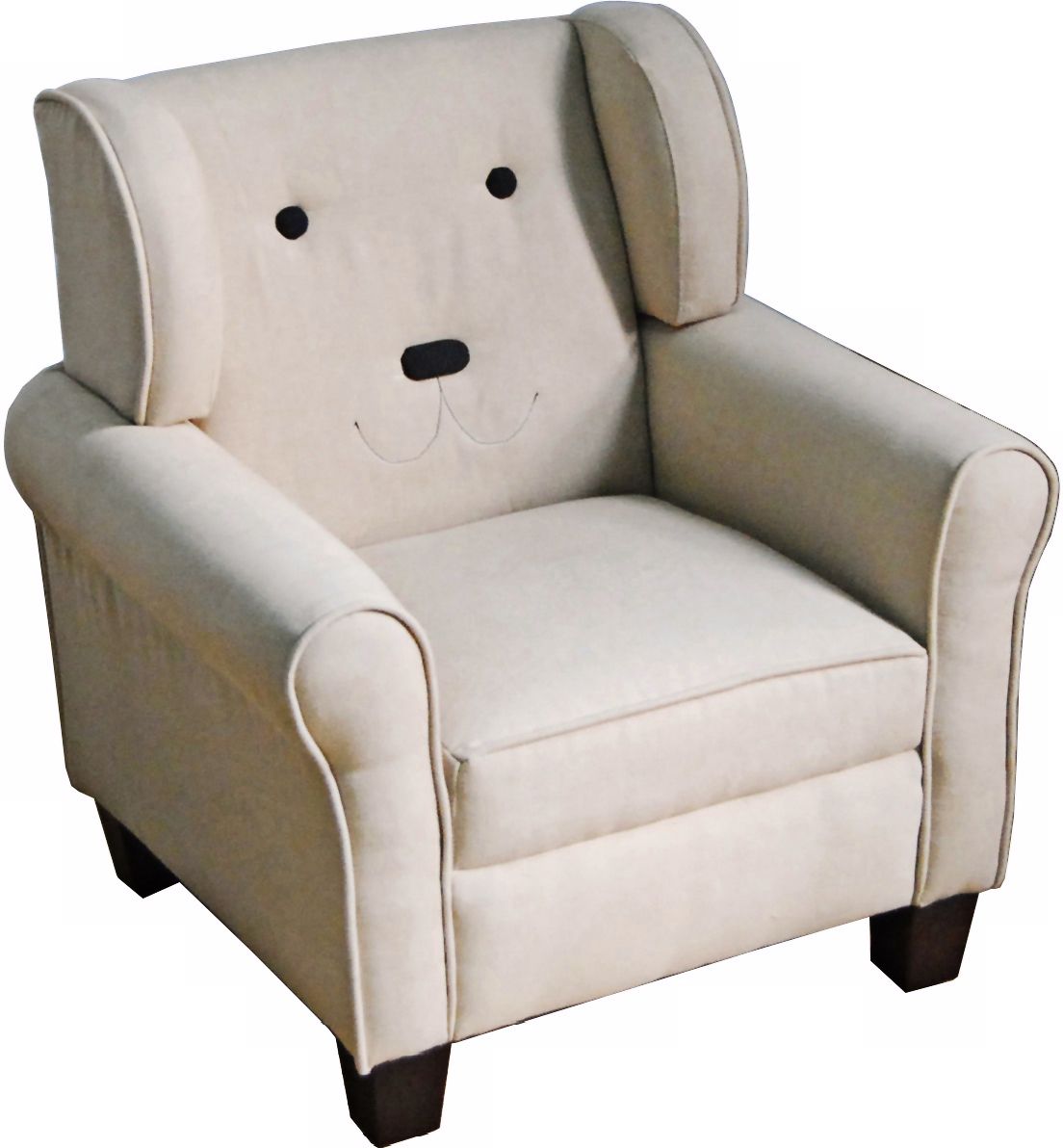 Dougie Dog Beige Kids Chair