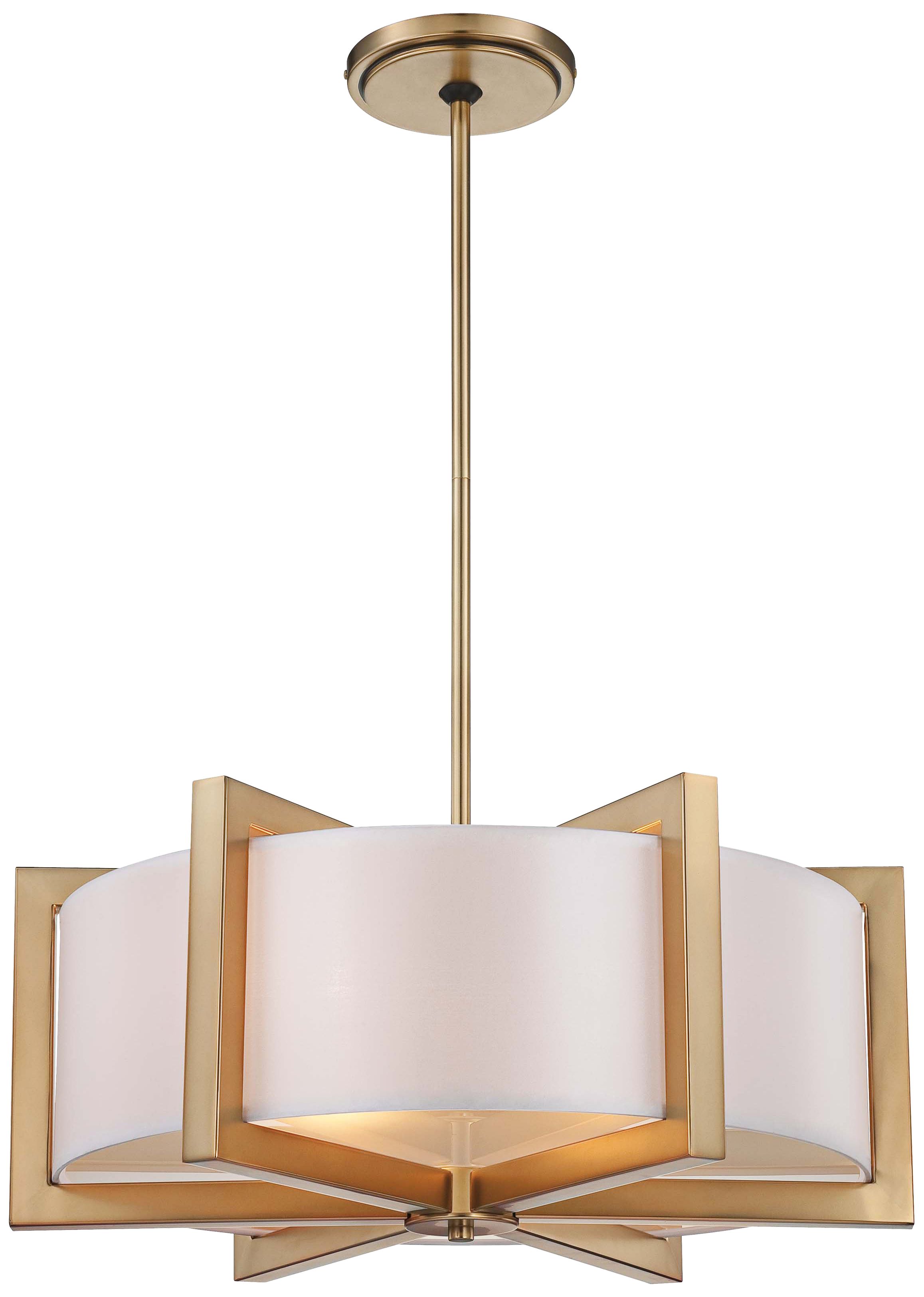 Metropolitan Family Honey Gold 26" Wide Ceiling Pendant