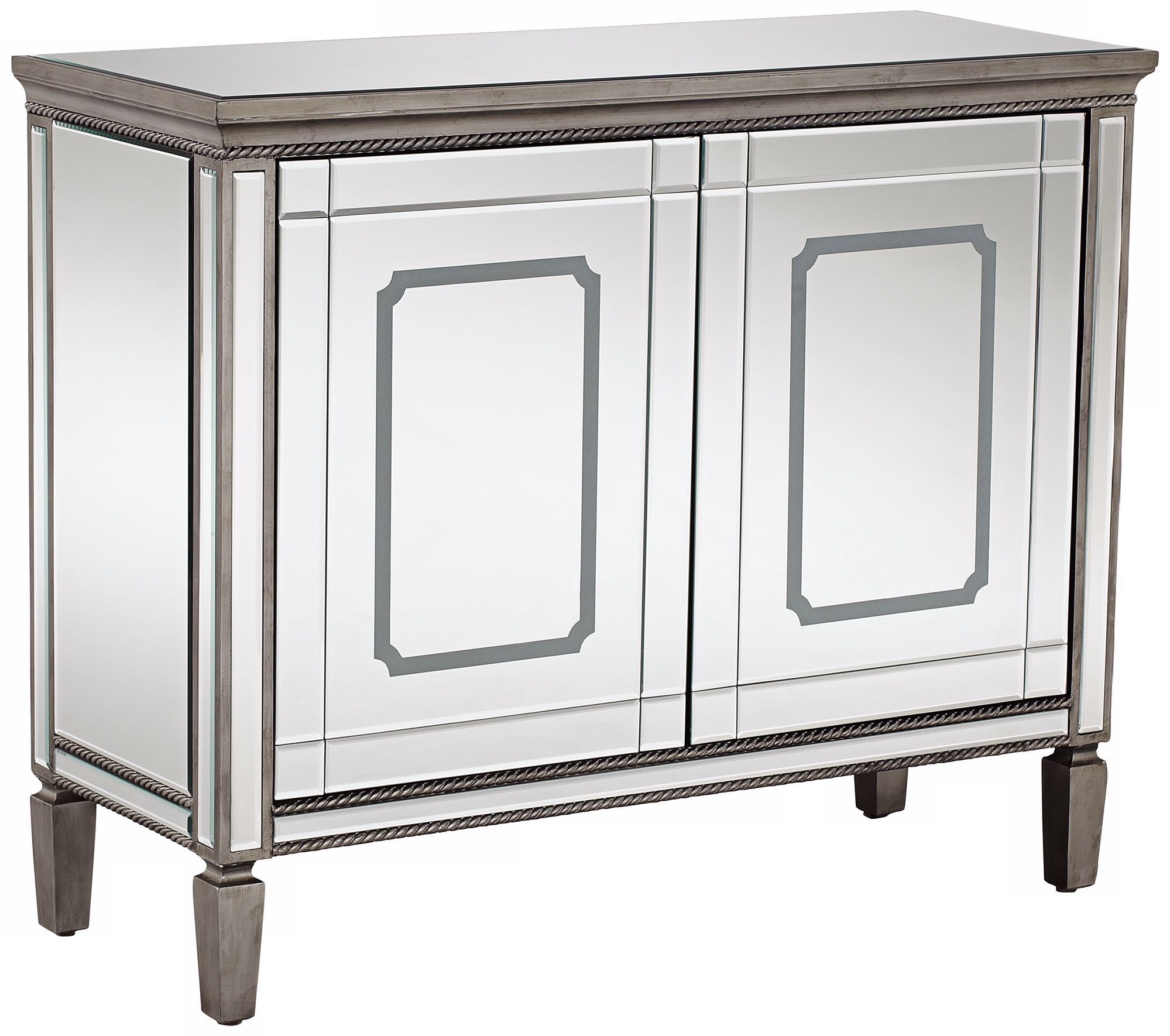 Mya 2-Door Mirrored Cabinet
