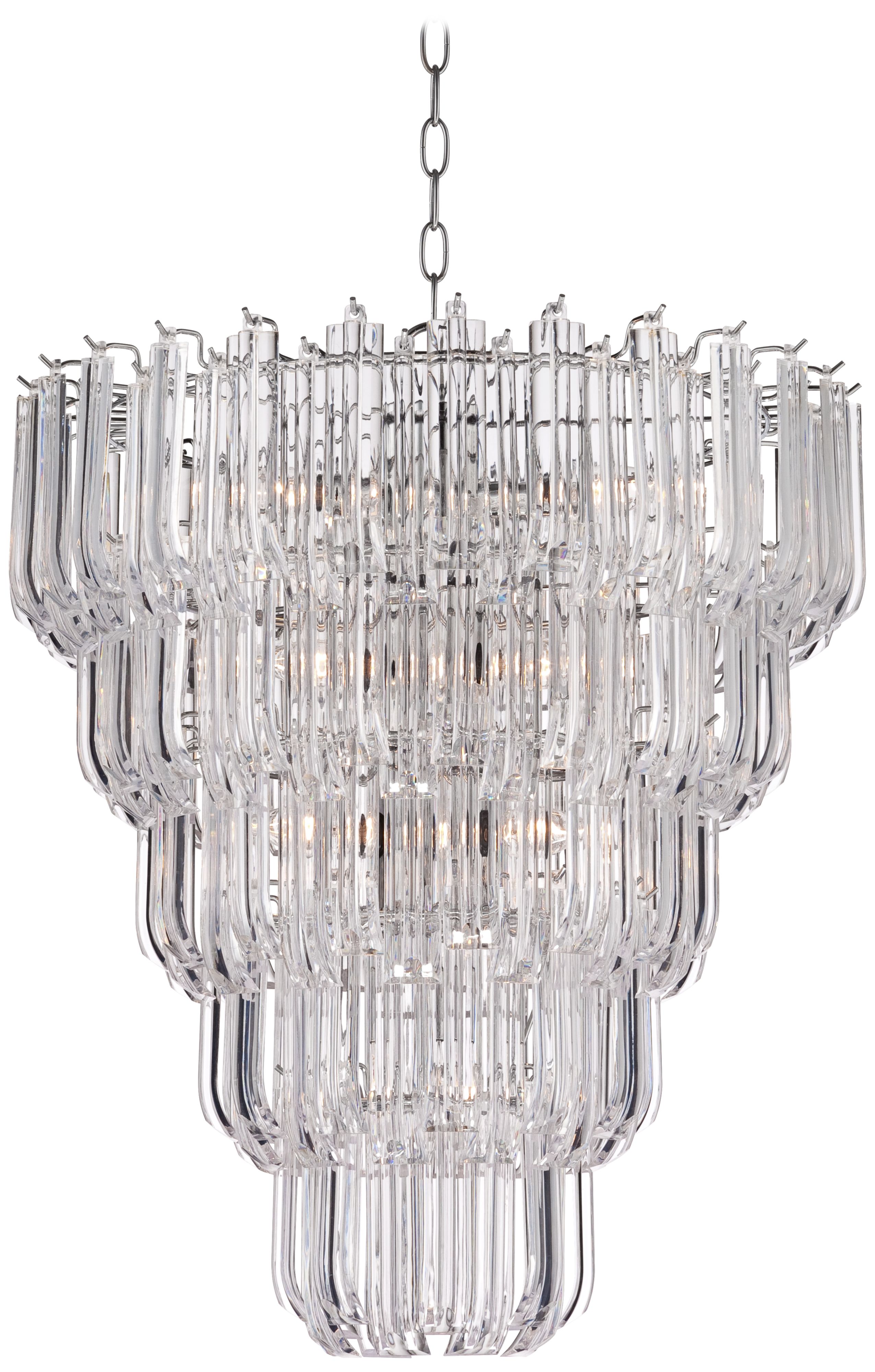 Tylla 20 1/2" Wide Chrome Chandelier