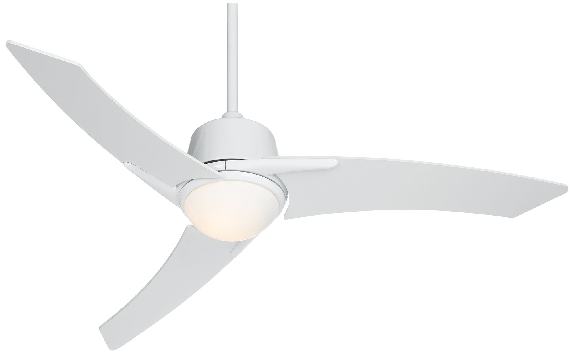 48" Casa Vieja Matrix White Ceiling Fan with Light