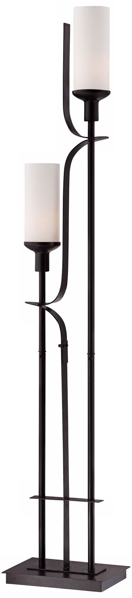 Franklin Iron Works™ Volaro 2-Light Bronze Floor Lamp