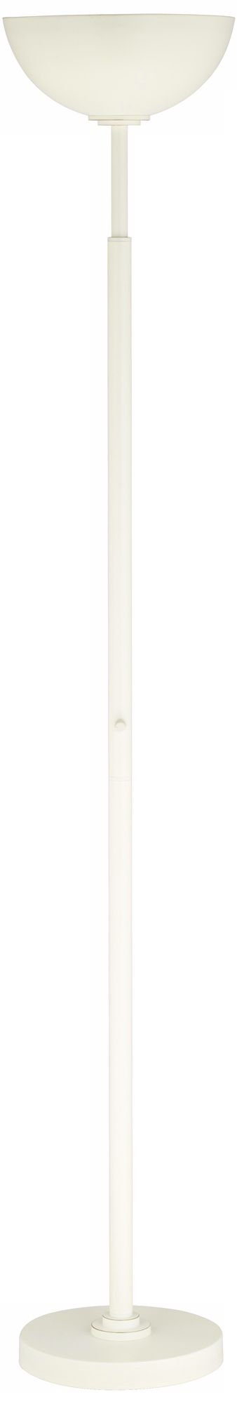 Possini Euro White Light Blaster™ Torchiere Floor Lamp