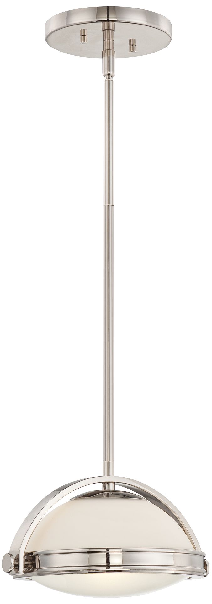 Quoizel Uptown Fulton 10 1/2" Wide Silver Pendant Light