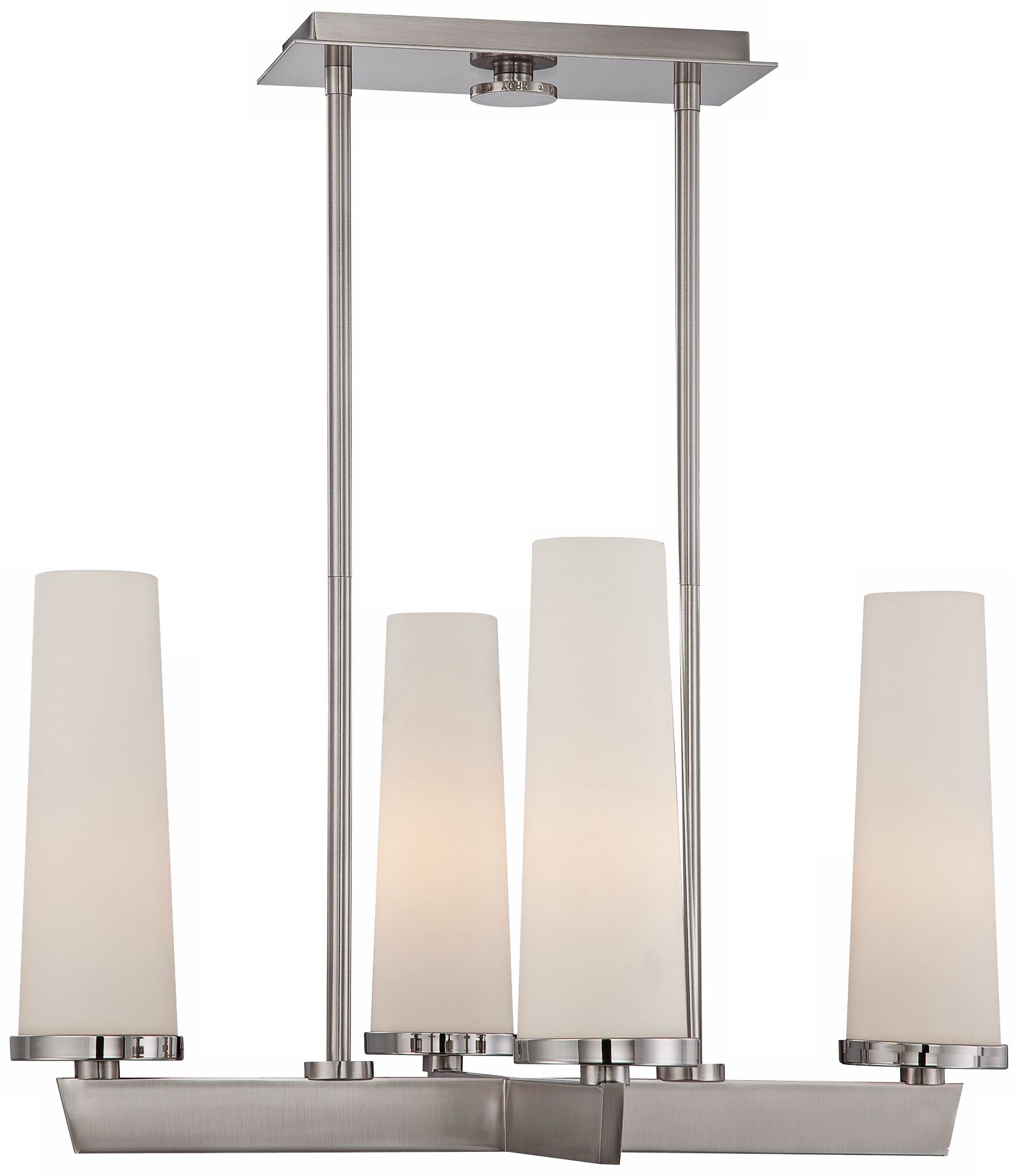 Quoizel Uptown Loft 4-Light 25" Wide Nickel Chandelier