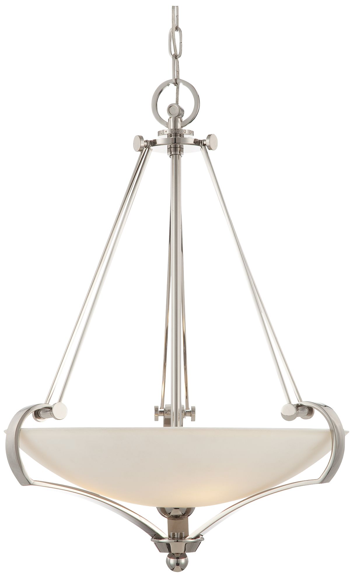 Quoizel Uptown Sutton Place 4-Light 28 1/2"H Silver Pendant