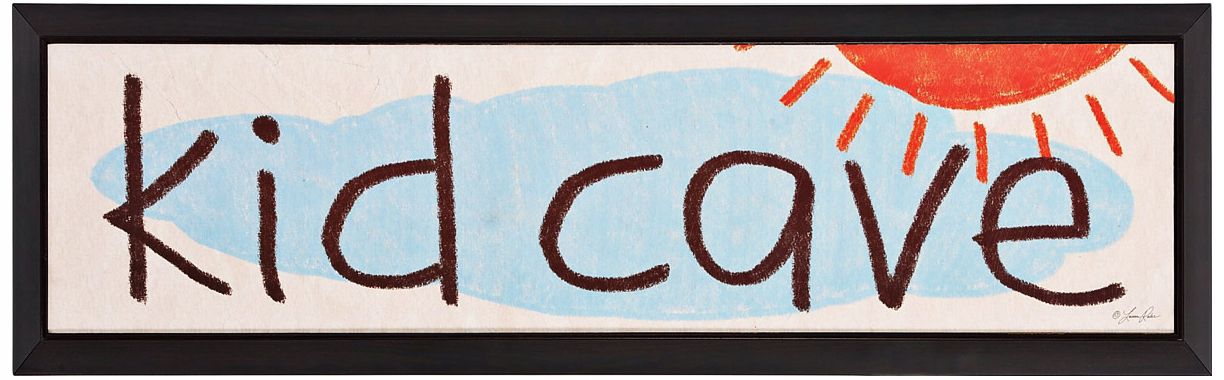 Kid Cave 32" Wide Framed Wall Art