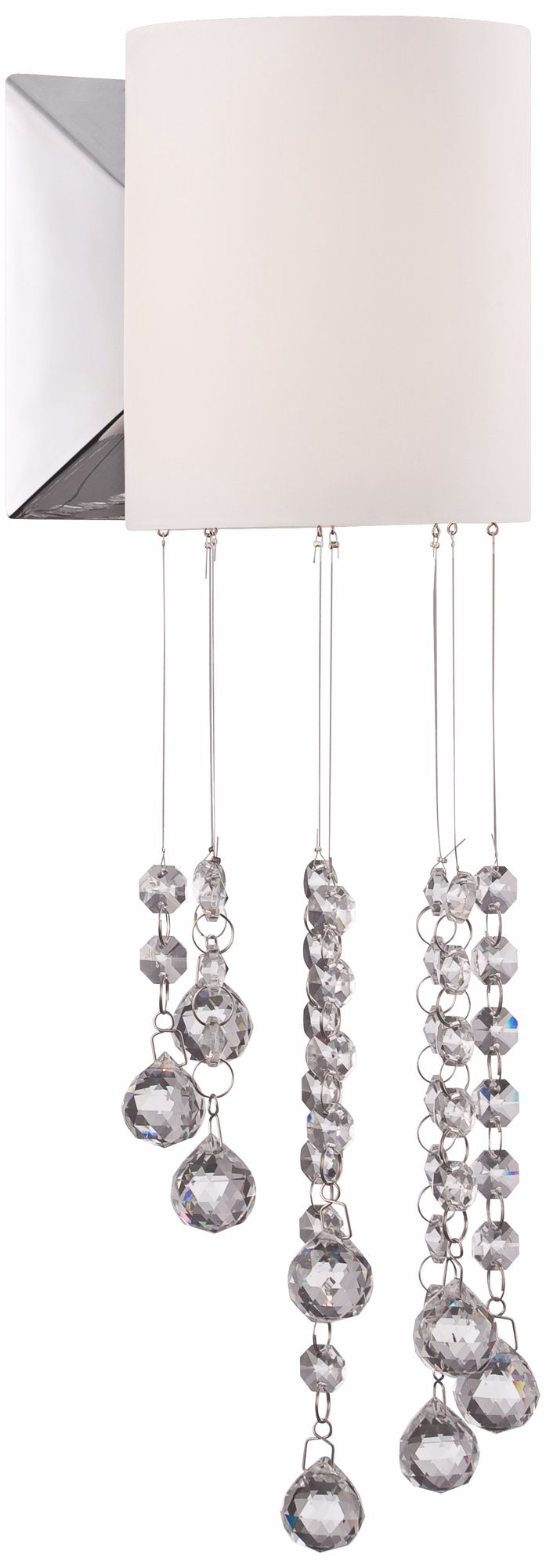 Possini Euro Vevina 10 1/2" High Blown Glass Wall Sconce