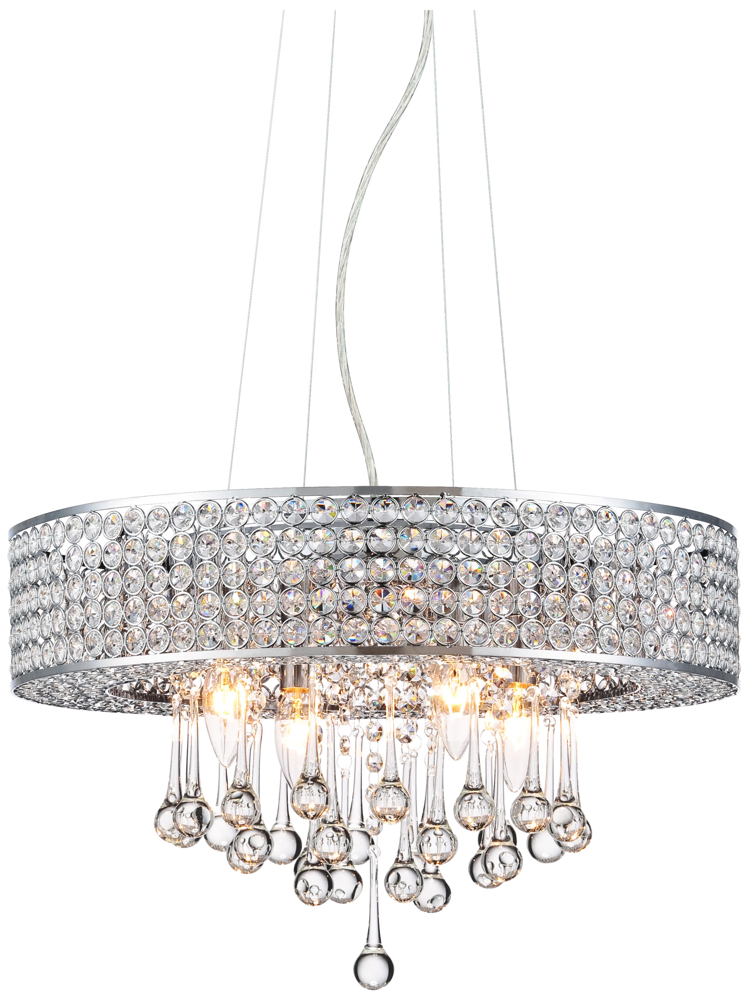 Possini Euro Adaline 19 1/4" Wide Crystal Pendant Light