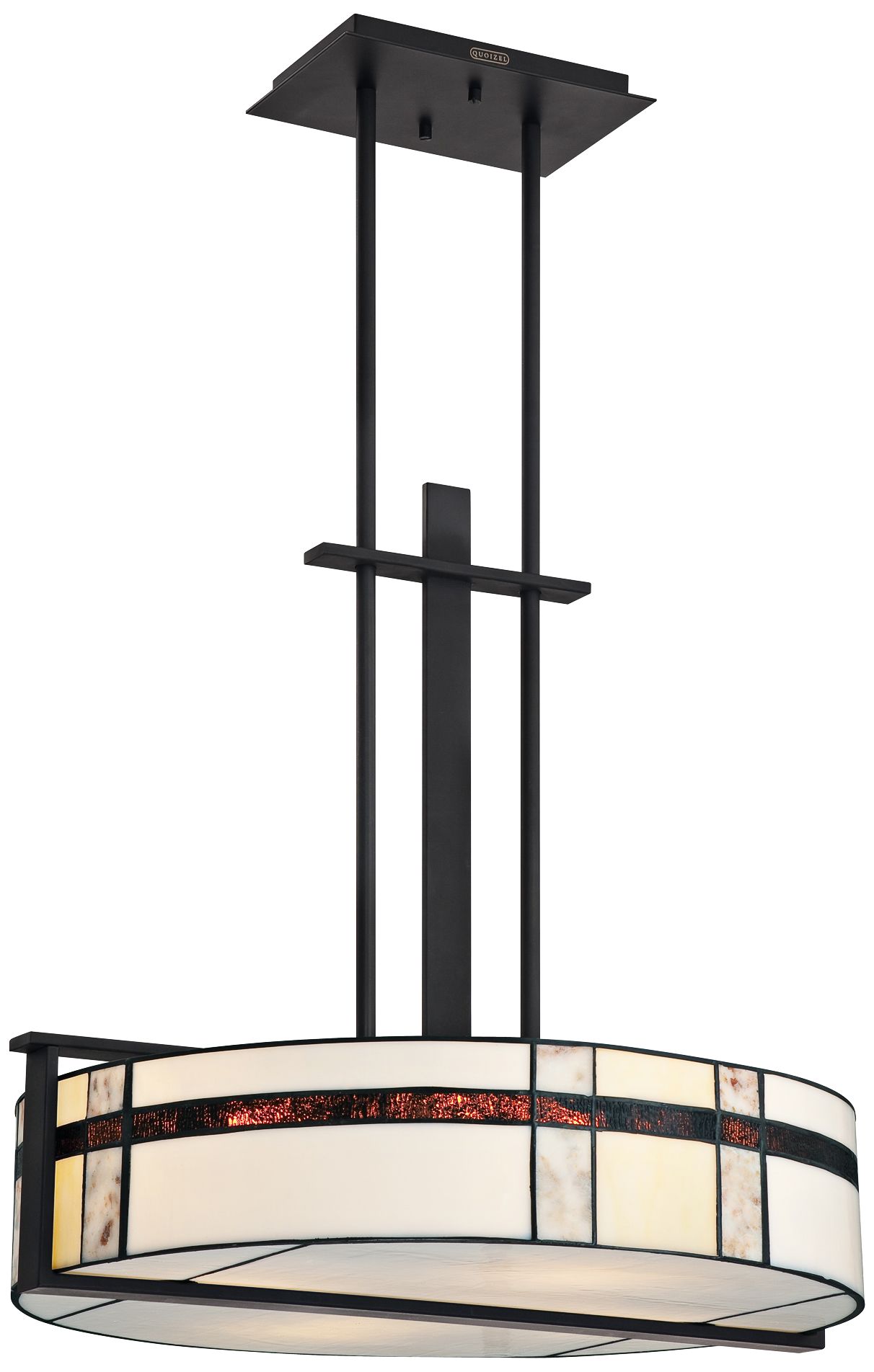 Quoizel Luxe 4-Light 22"W Black Pendant Light