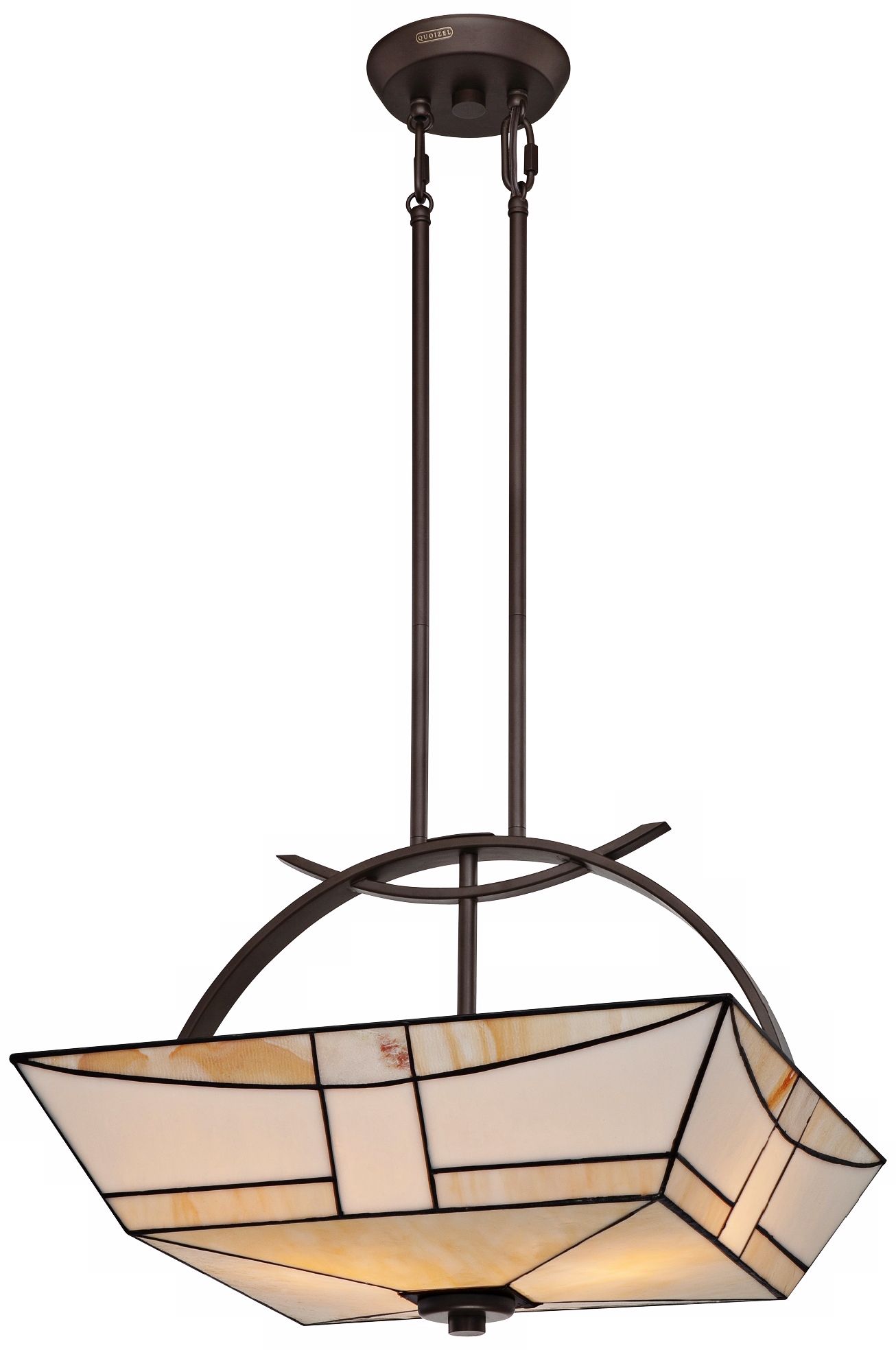 Quoizel Zachary 3-Light 18" Wide Bronze Pendant Light
