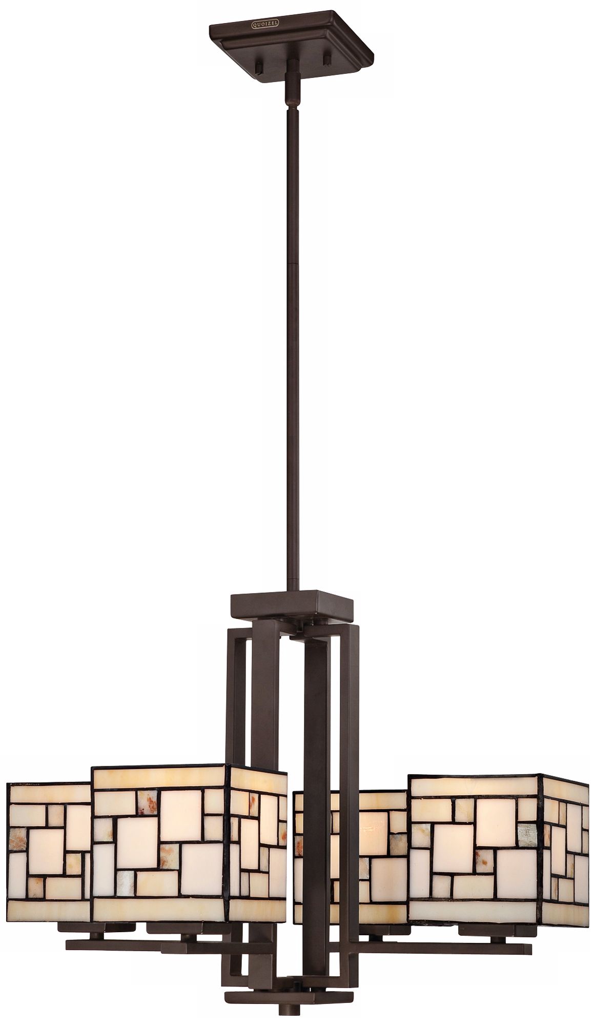 Quoizel Specter 4-Light 21" Wide Bronze Chandelier