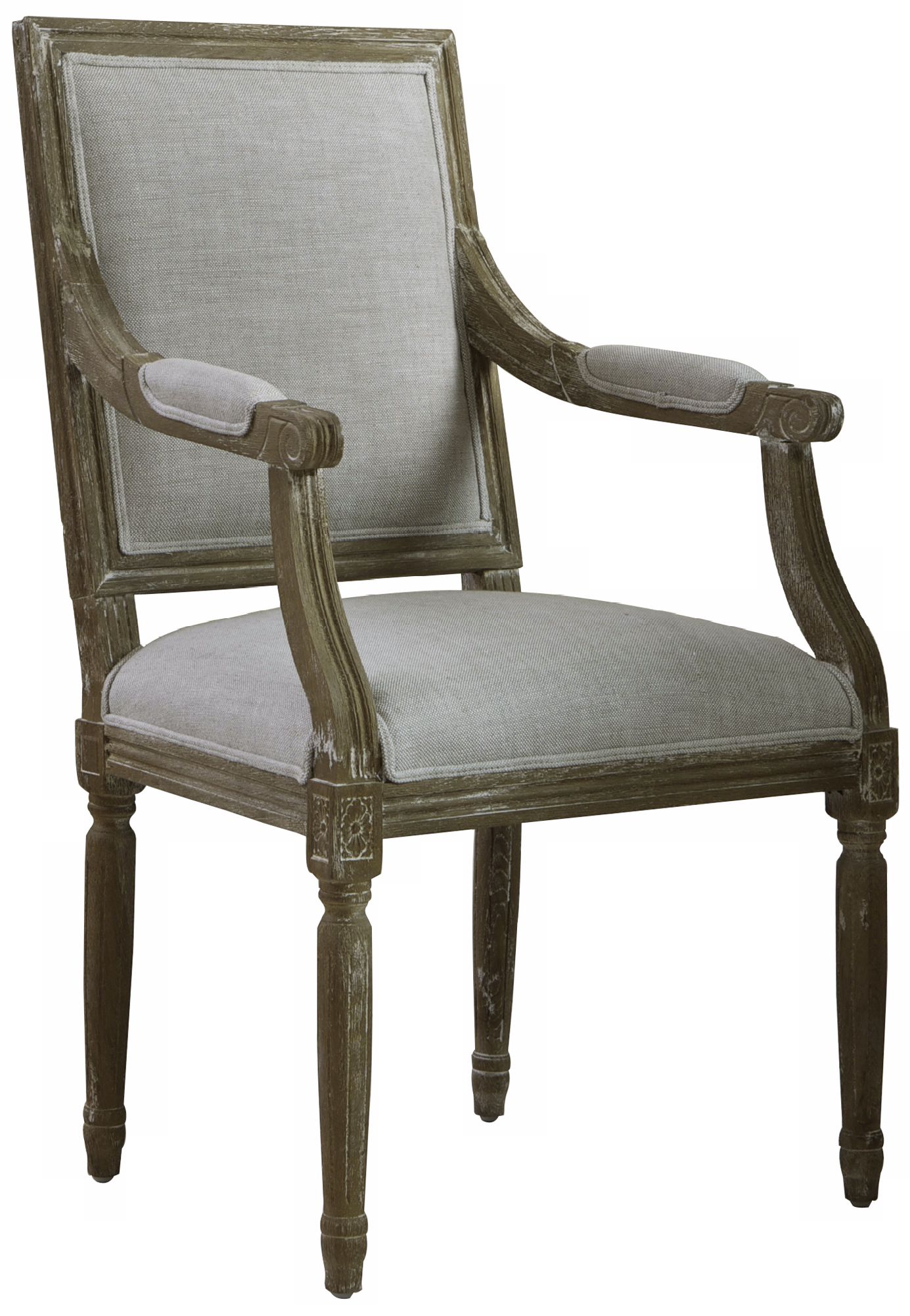 Madison Natural Oak and Fabric Accent Chair