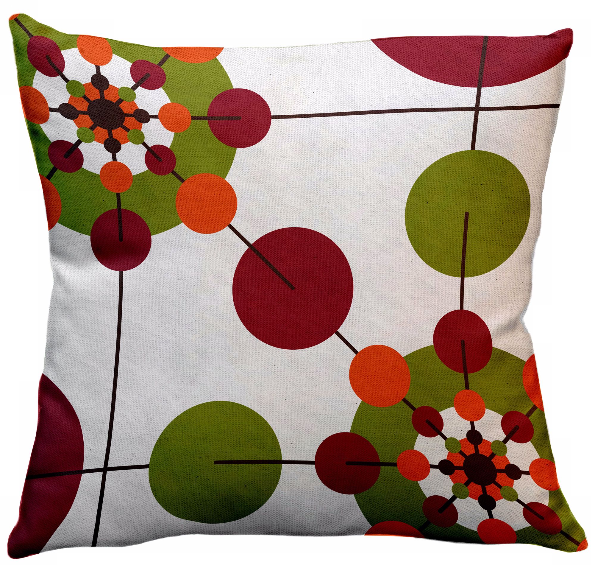 Rhythm Jamila Floral 18" Square Down Throw Pillow