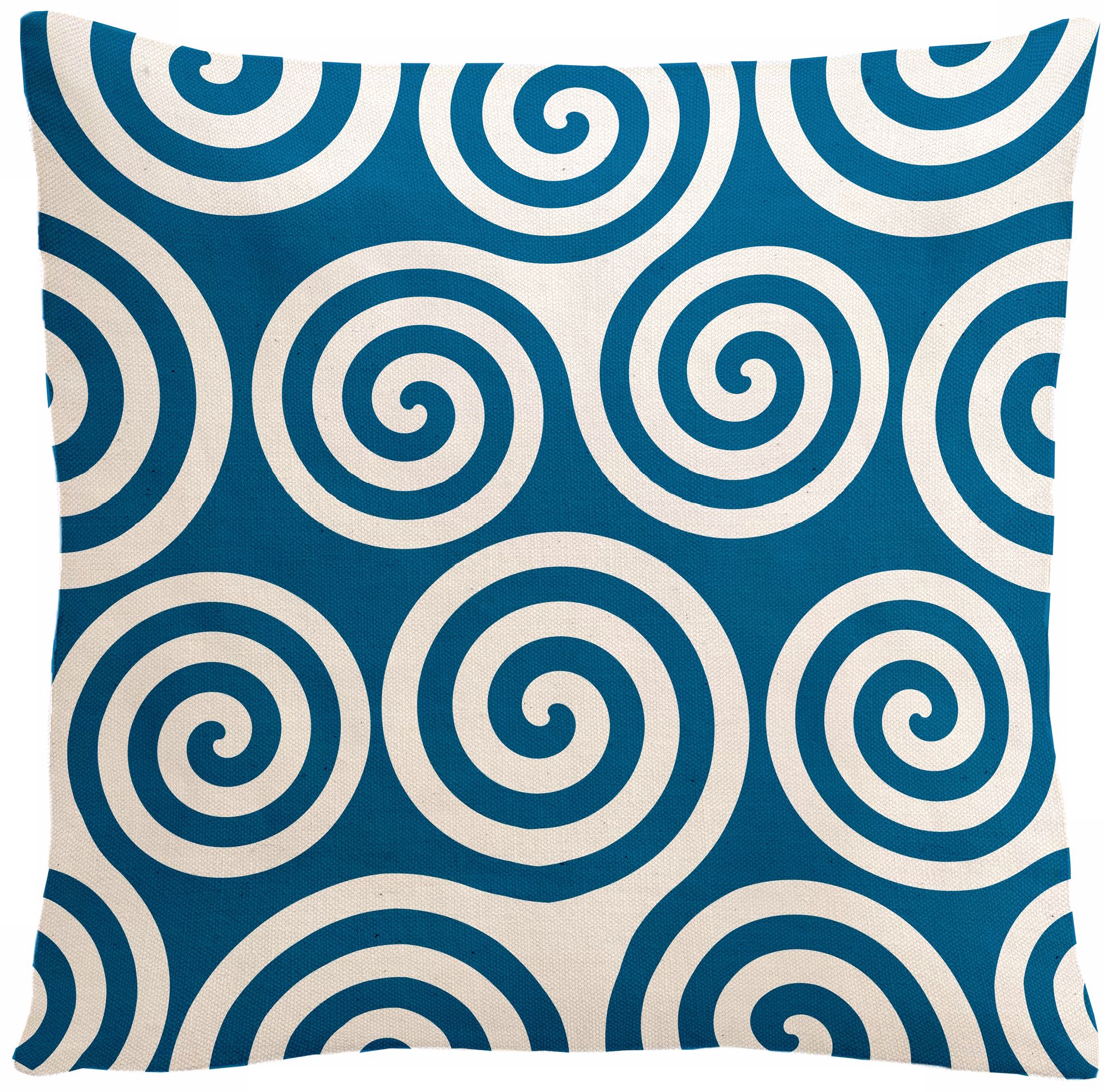 Rhythm Kagiso Pattern Ocean 18" Square Down Throw Pillow