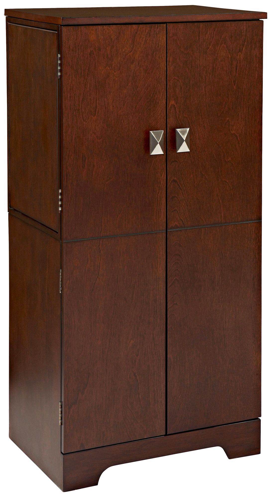 Victoria Espresso 4-Drawer Jewelry Armoire