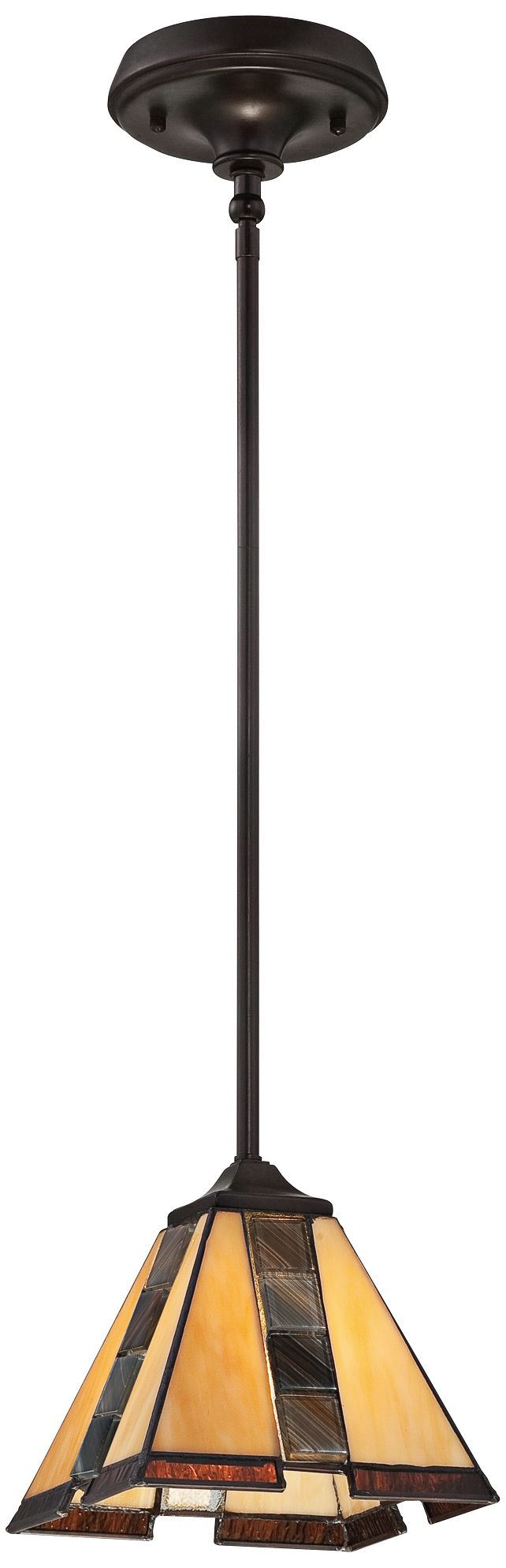 Quoizel Destiny 7 1/2" Wide Bronze Mini Pendant Light