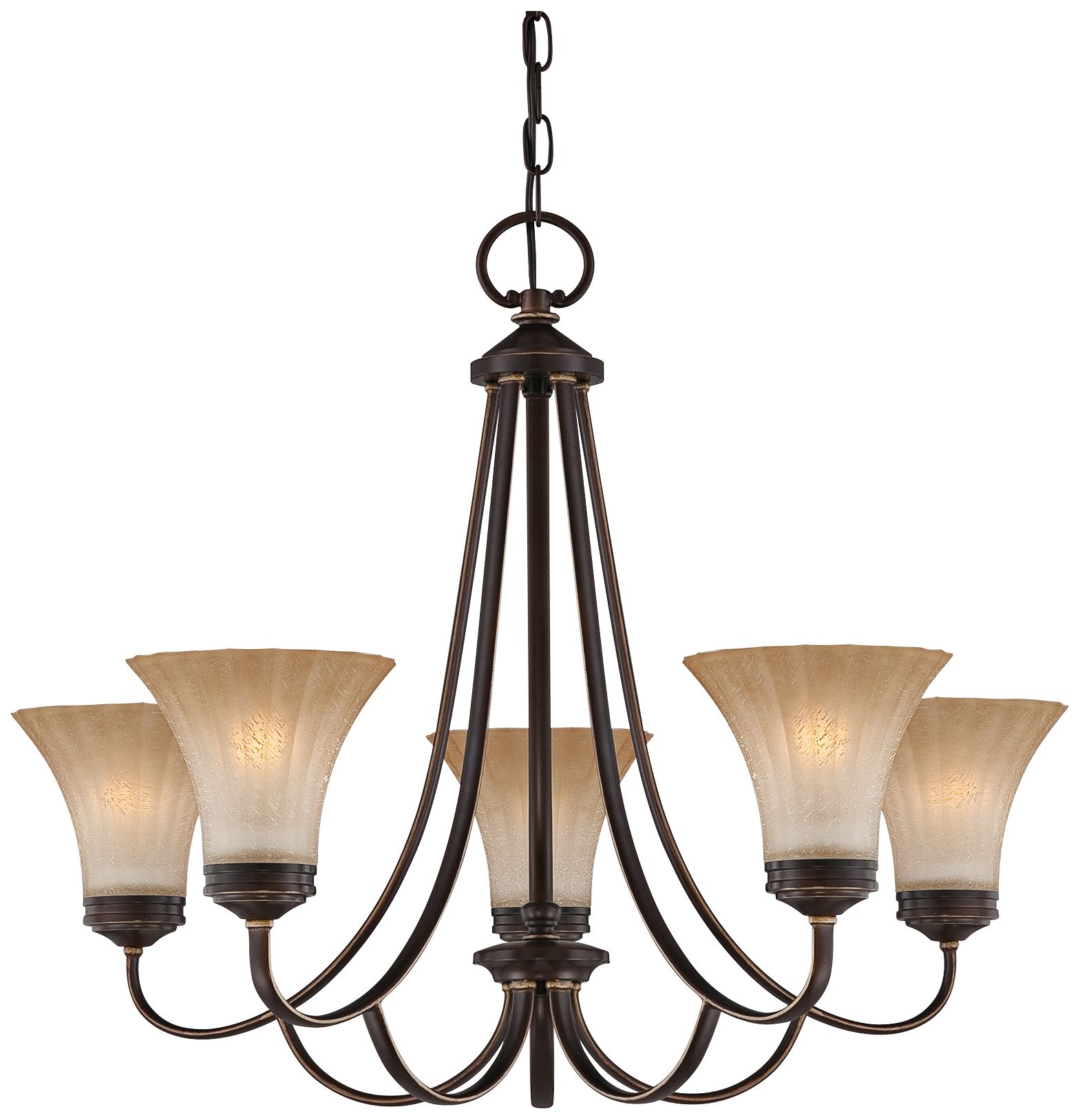 Quoizel Aliza 5-Light Bronze 28 1/2"W Chandelier