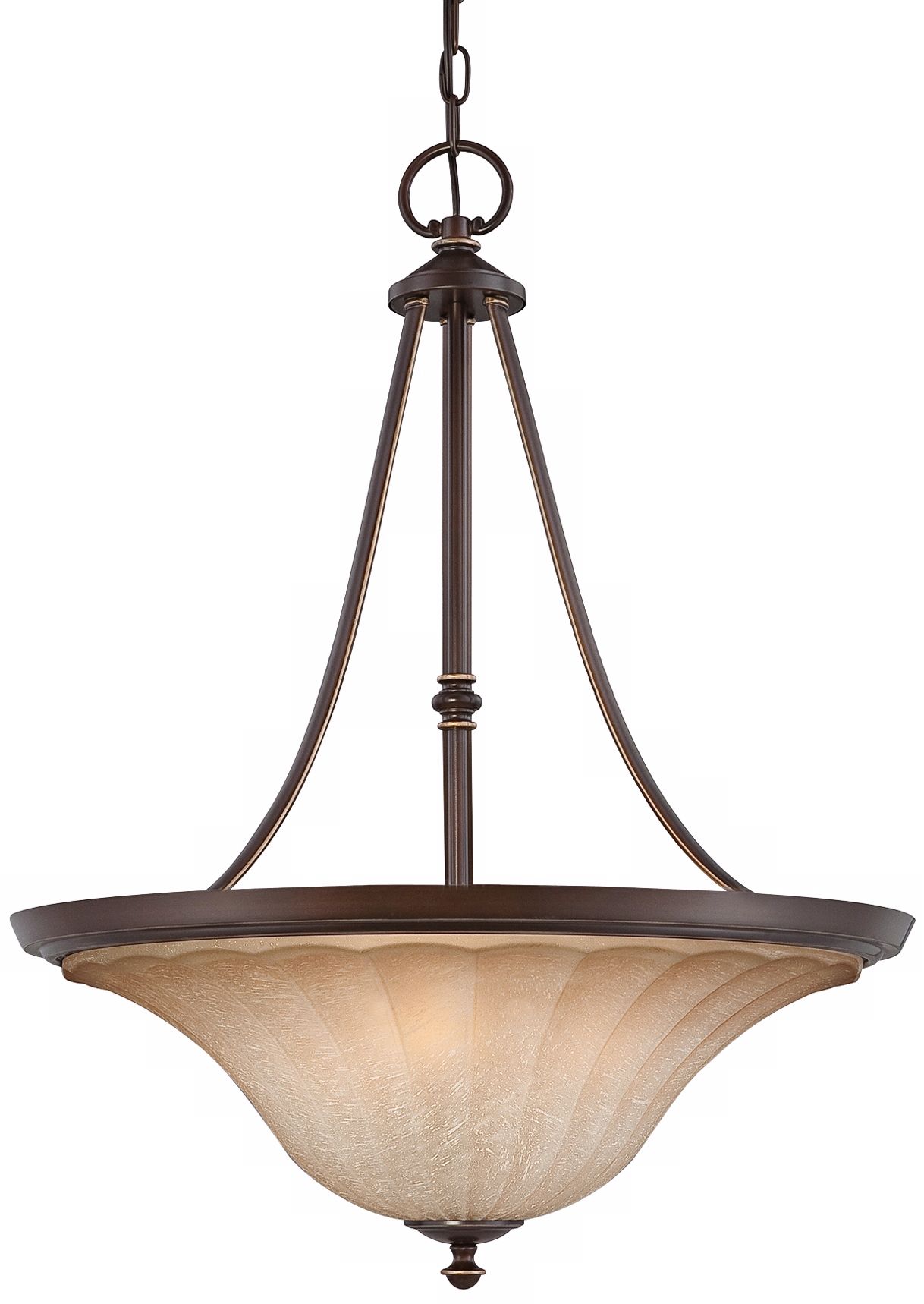 Quoizel Aliza 4-Light 23" Wide Bronze Pendant Light