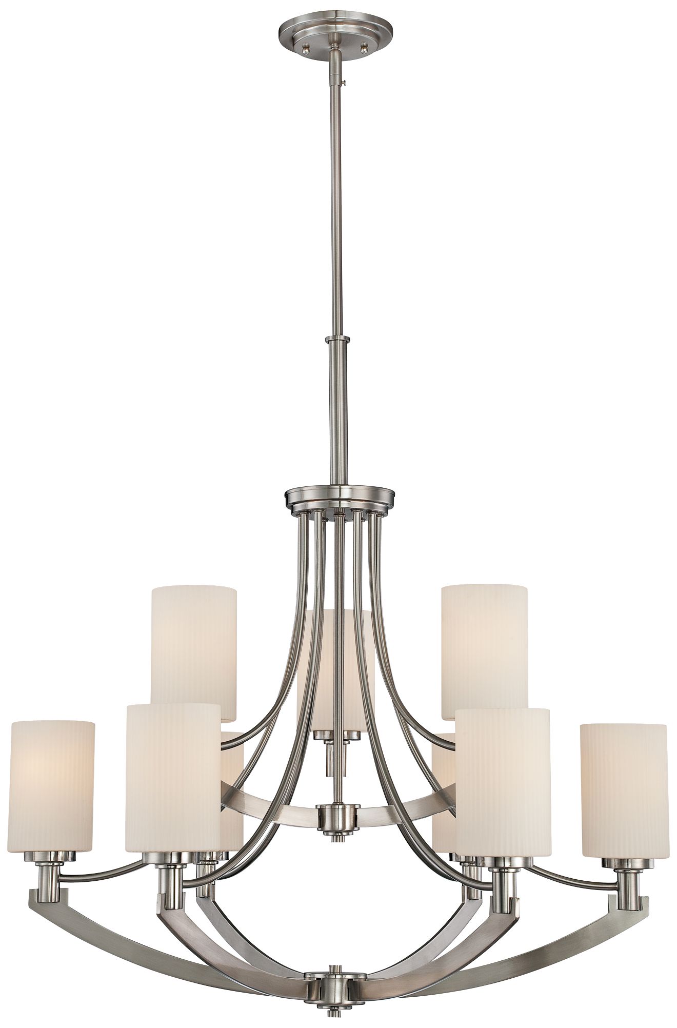 Quoizel Imogen 9-Light Nickel 29 1/2" Wide Chandelier