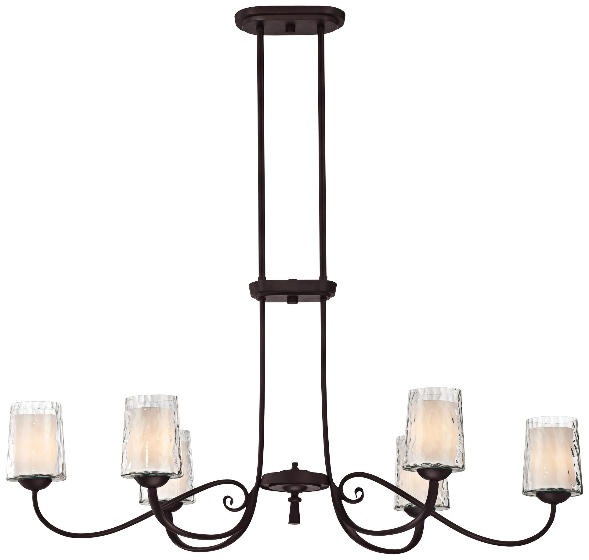 Quoizel Adonis 19 1/2"W 6-Light Dark Cherry Chandelier