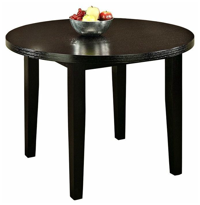 Geneva Round Espresso Dining Table