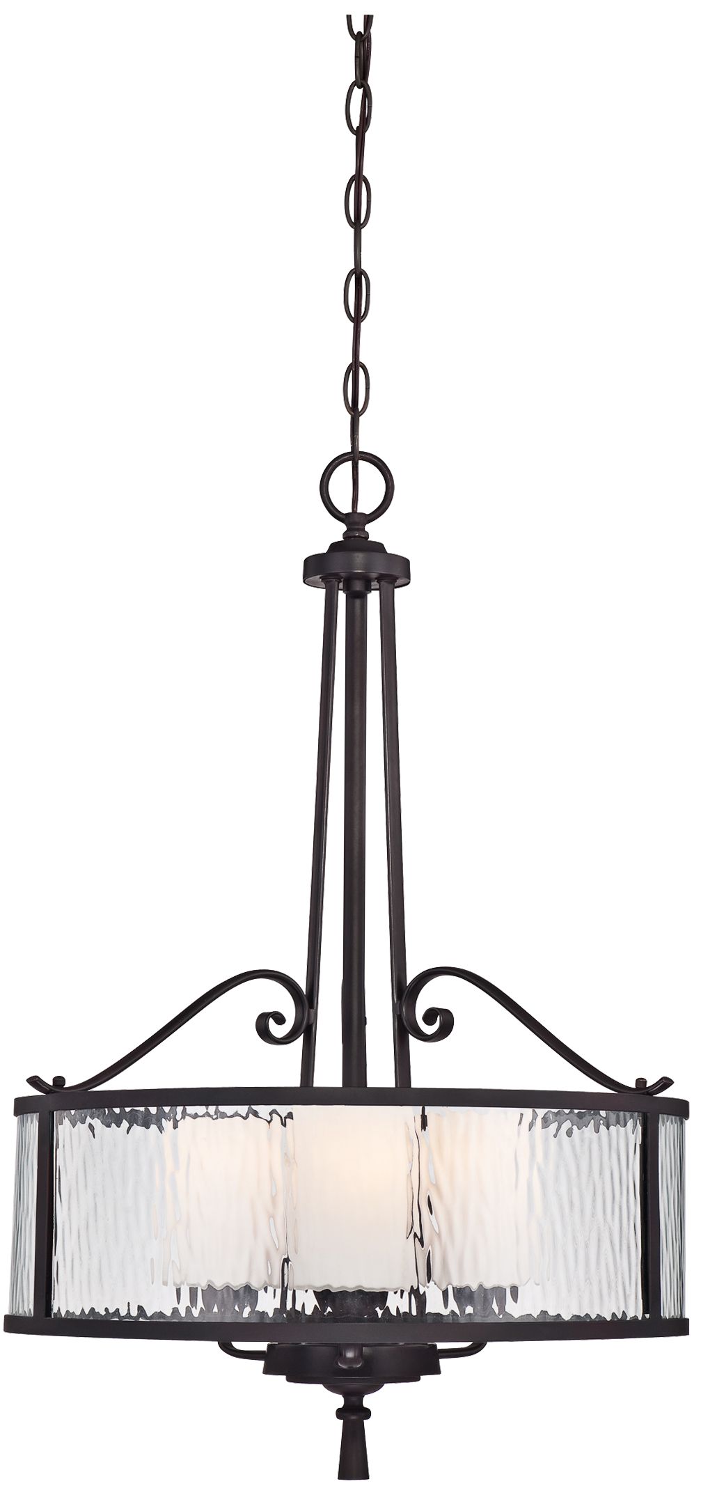Quoizel Adonis 3-Light 18"W Dark Cherry Pendant Light