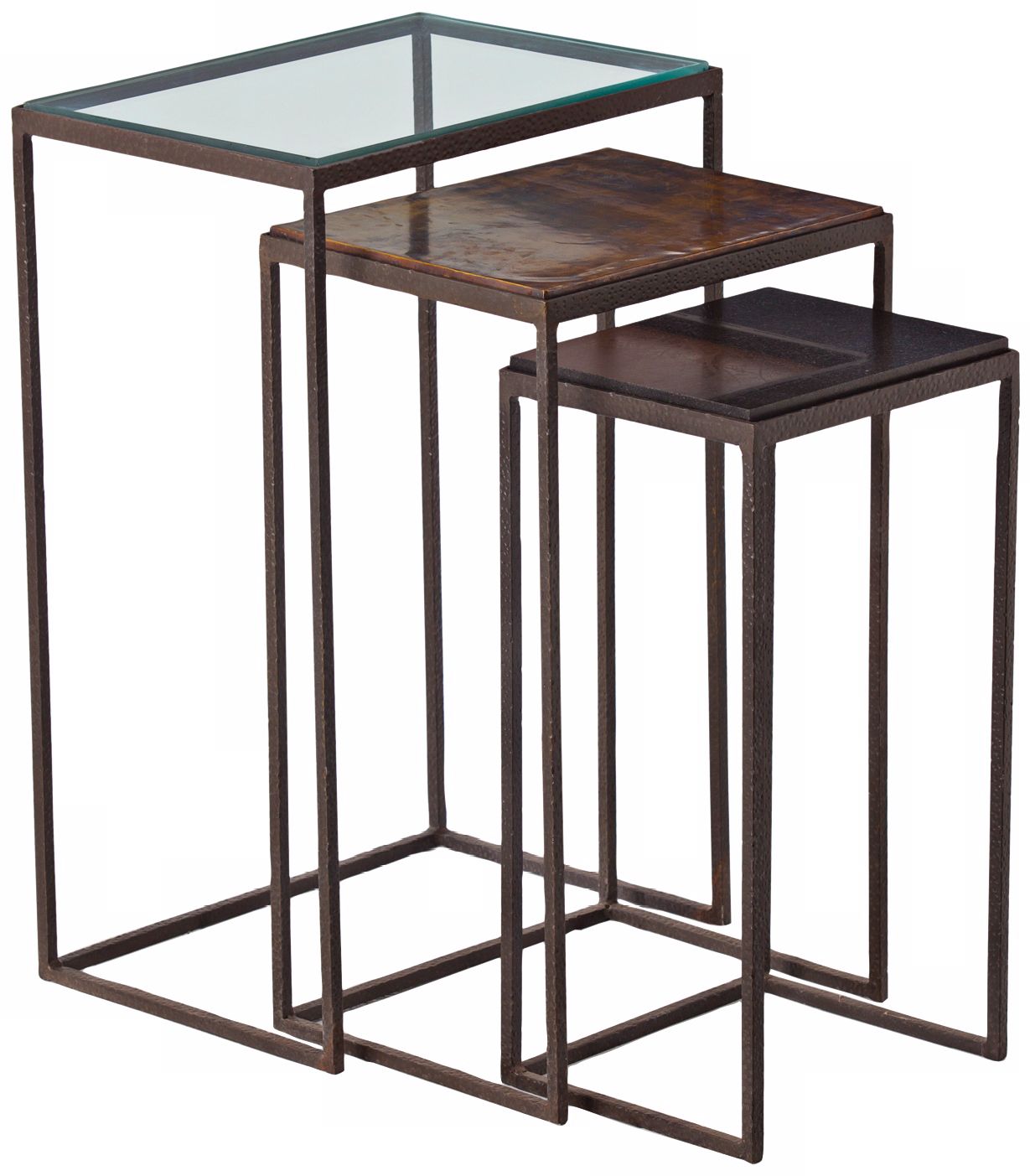 Arteriors Home Set of 3 Knight Iron Tables