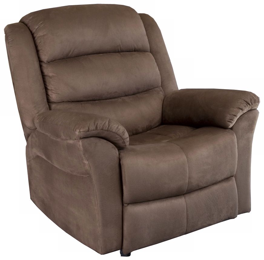 Napa Microsuede Brown Rocker Recliner