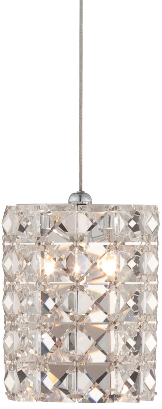Possini Euro Pantheon 4" Wide Crystal Mini Pendant