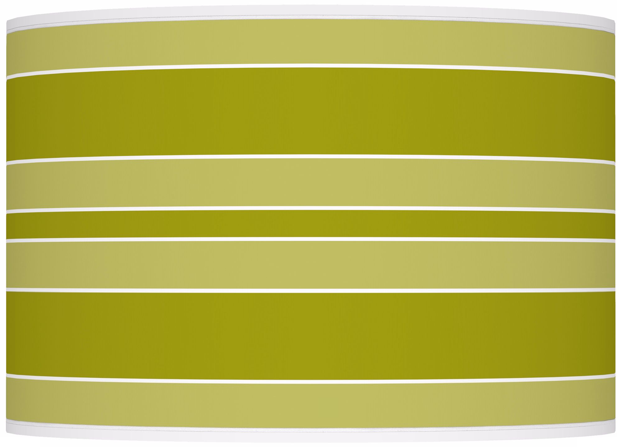Olive Green Bold Stripe Apothecary Table Lamp