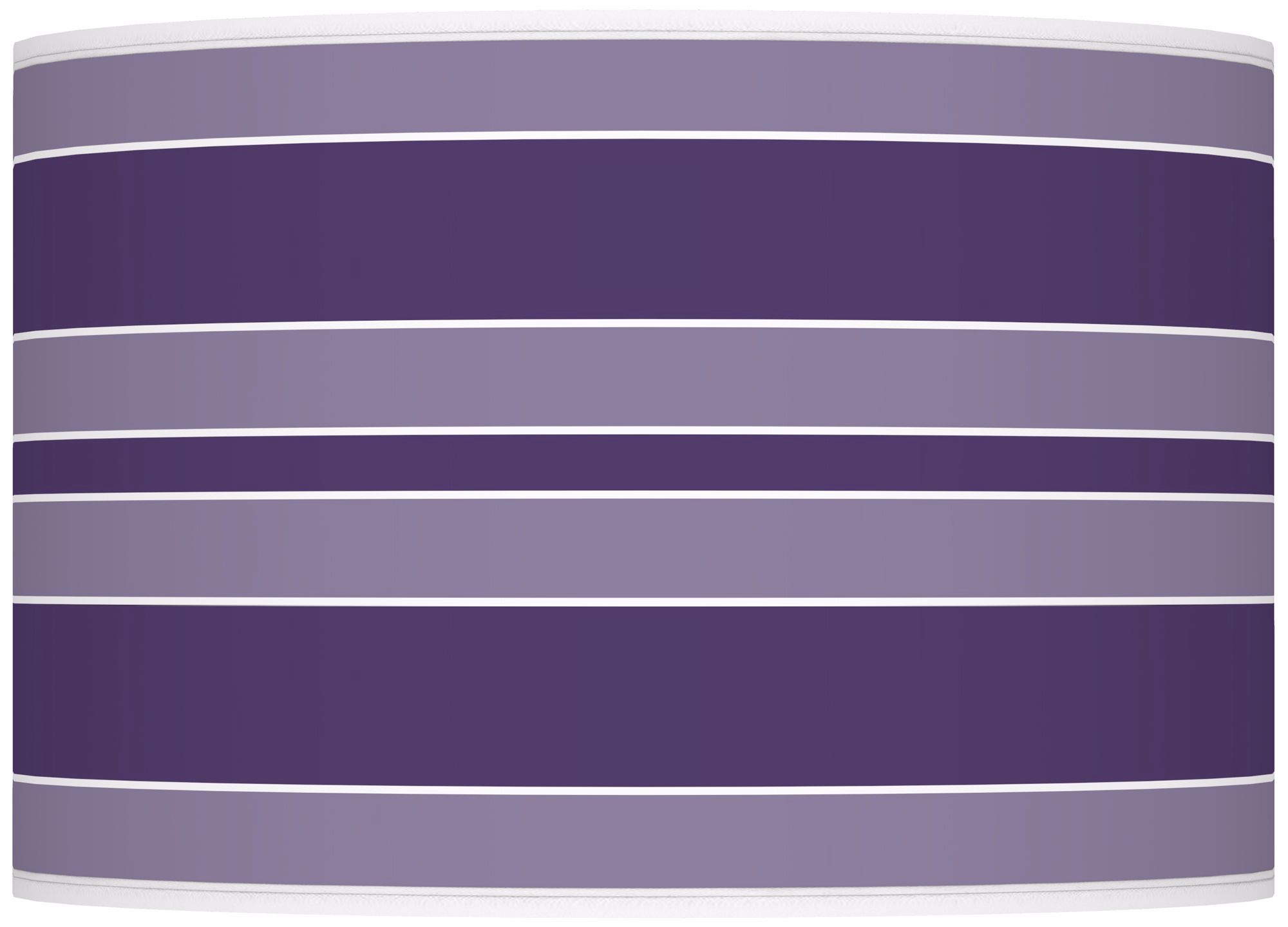 Izmir Purple Bold Stripe Ovo Table Lamp
