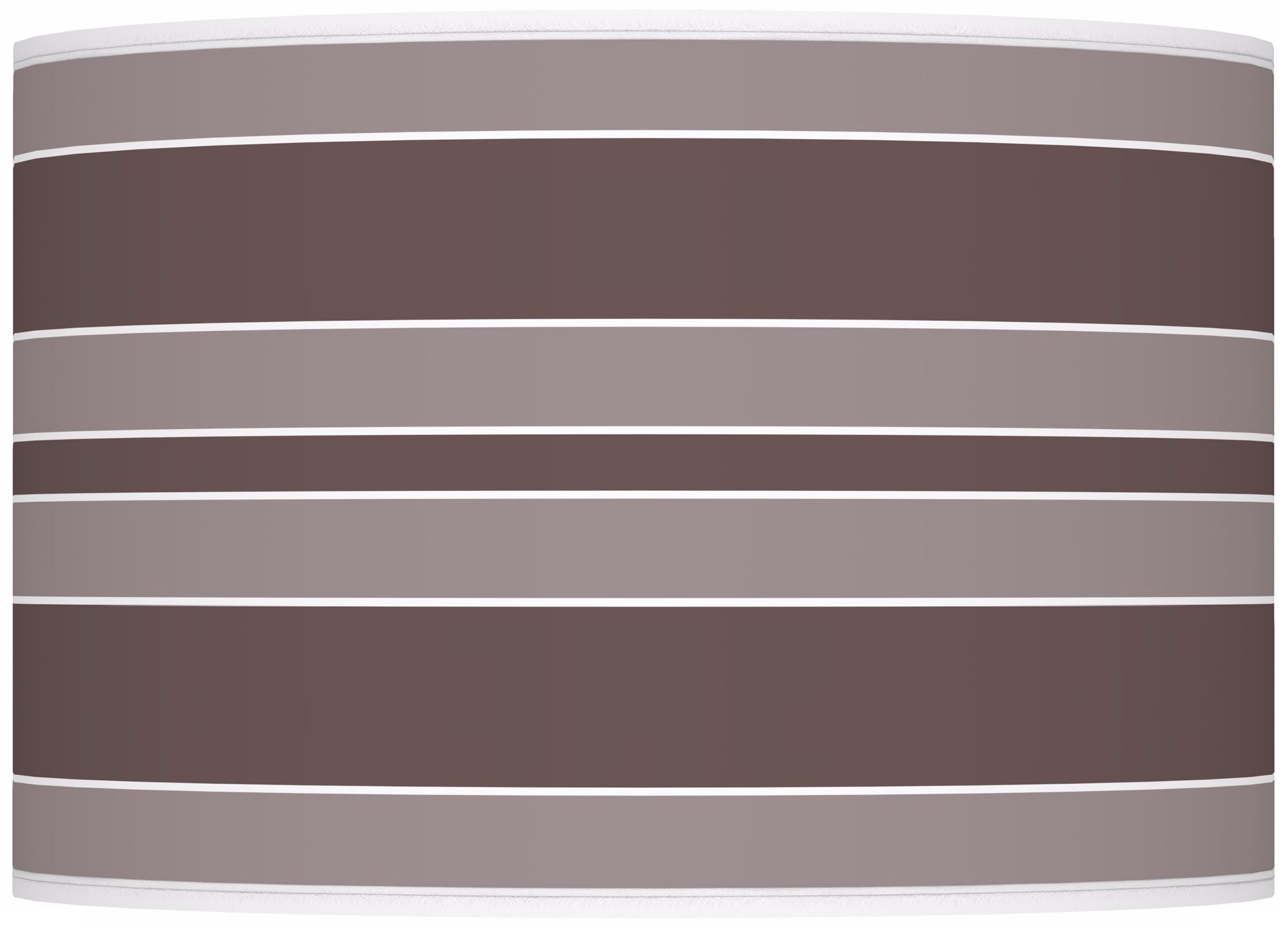 Deepest Mauve Bold Stripe Ovo Table Lamp