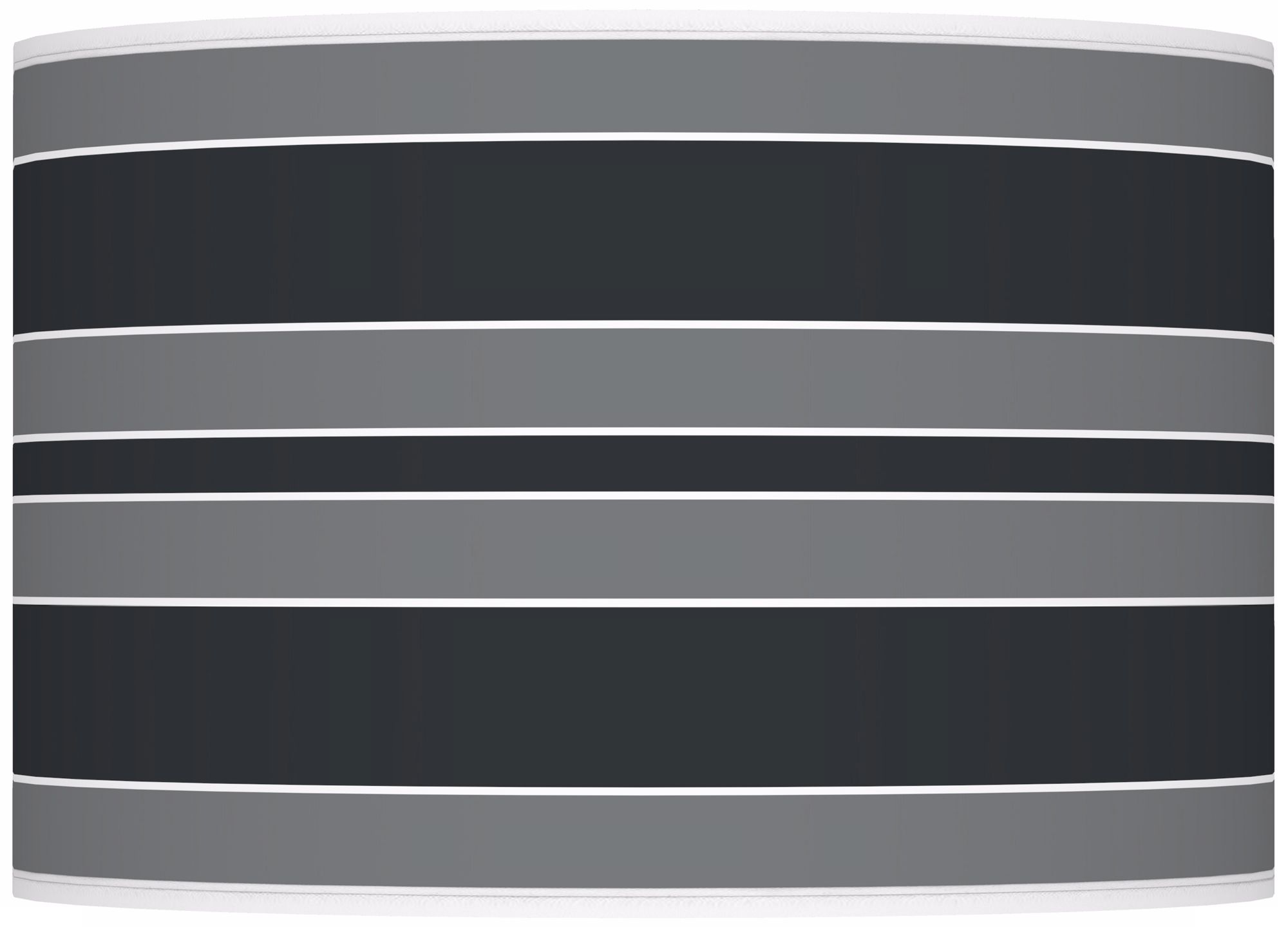 Black of Night Bold Stripe Ovo Table Lamp