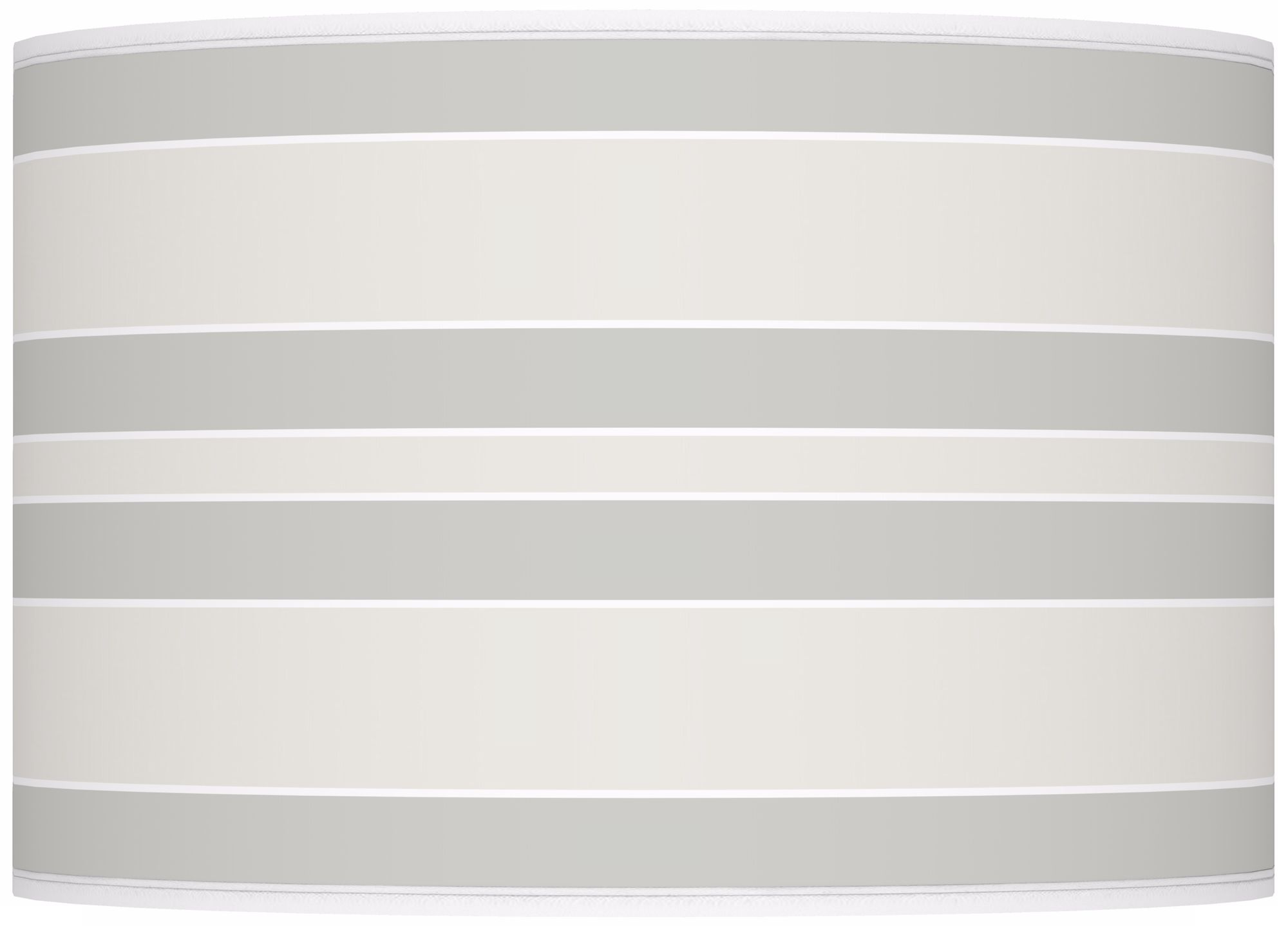 Winter White Bold Stripe Apothecary Table Lamp