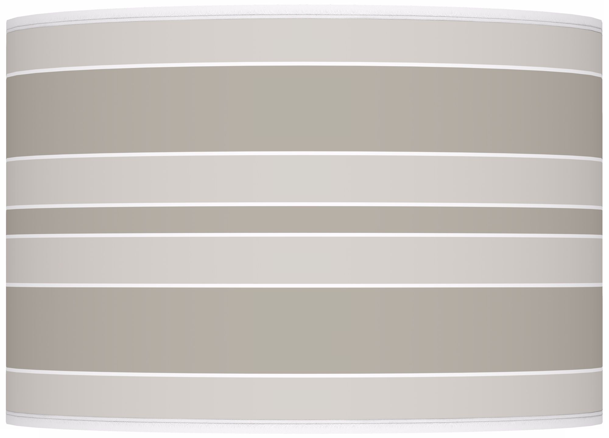 Requisite Gray Bold Stripe Ovo Table Lamp
