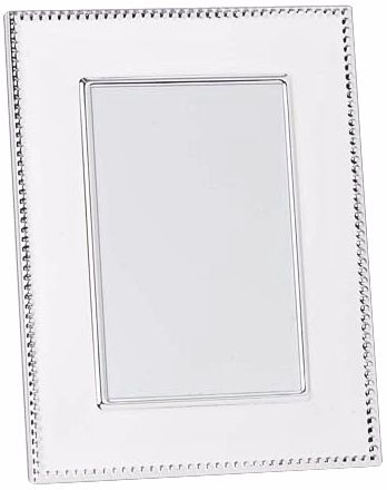 Reed and Barton Lyndon 4x6" Beaded Picture Frame