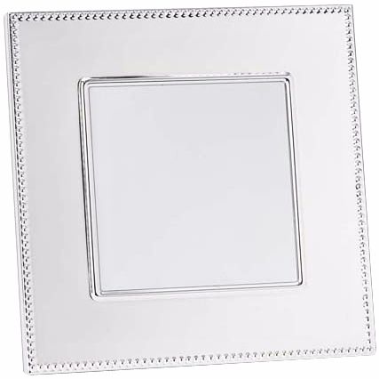 Reed and Barton Lyndon 5x5" Beaded Picture Frame